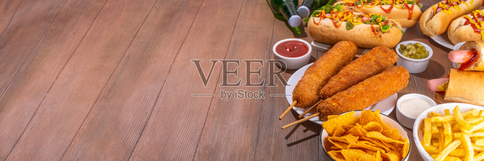 全国热狗日背景照片摄影图片