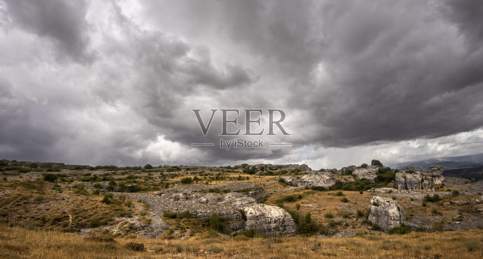 西班牙北部的景观，卡斯蒂利亚León照片摄影图片