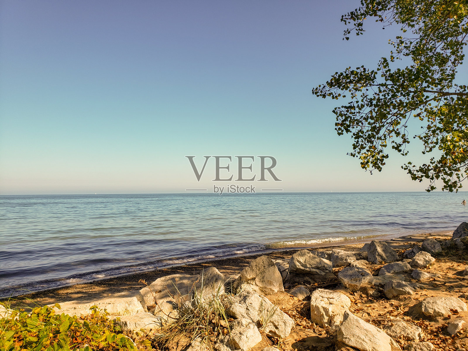 威斯康星州的密歇根湖照片摄影图片