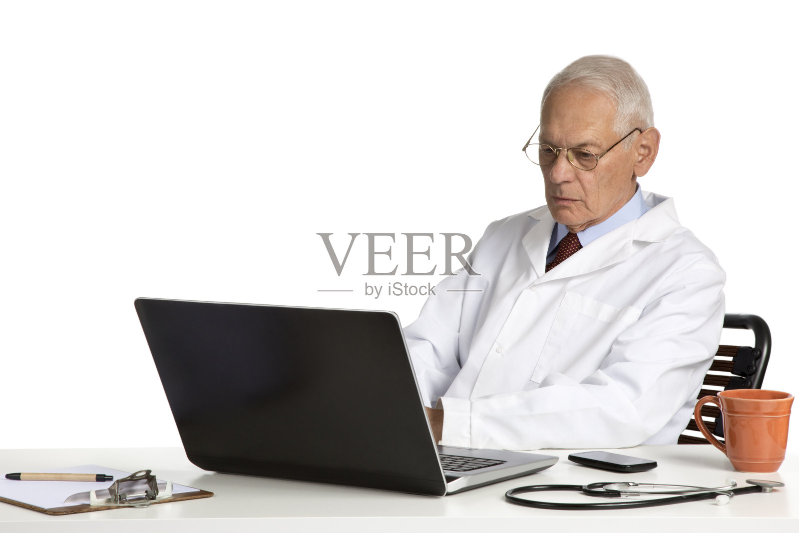 博士专注于笔记本电脑照片摄影图片