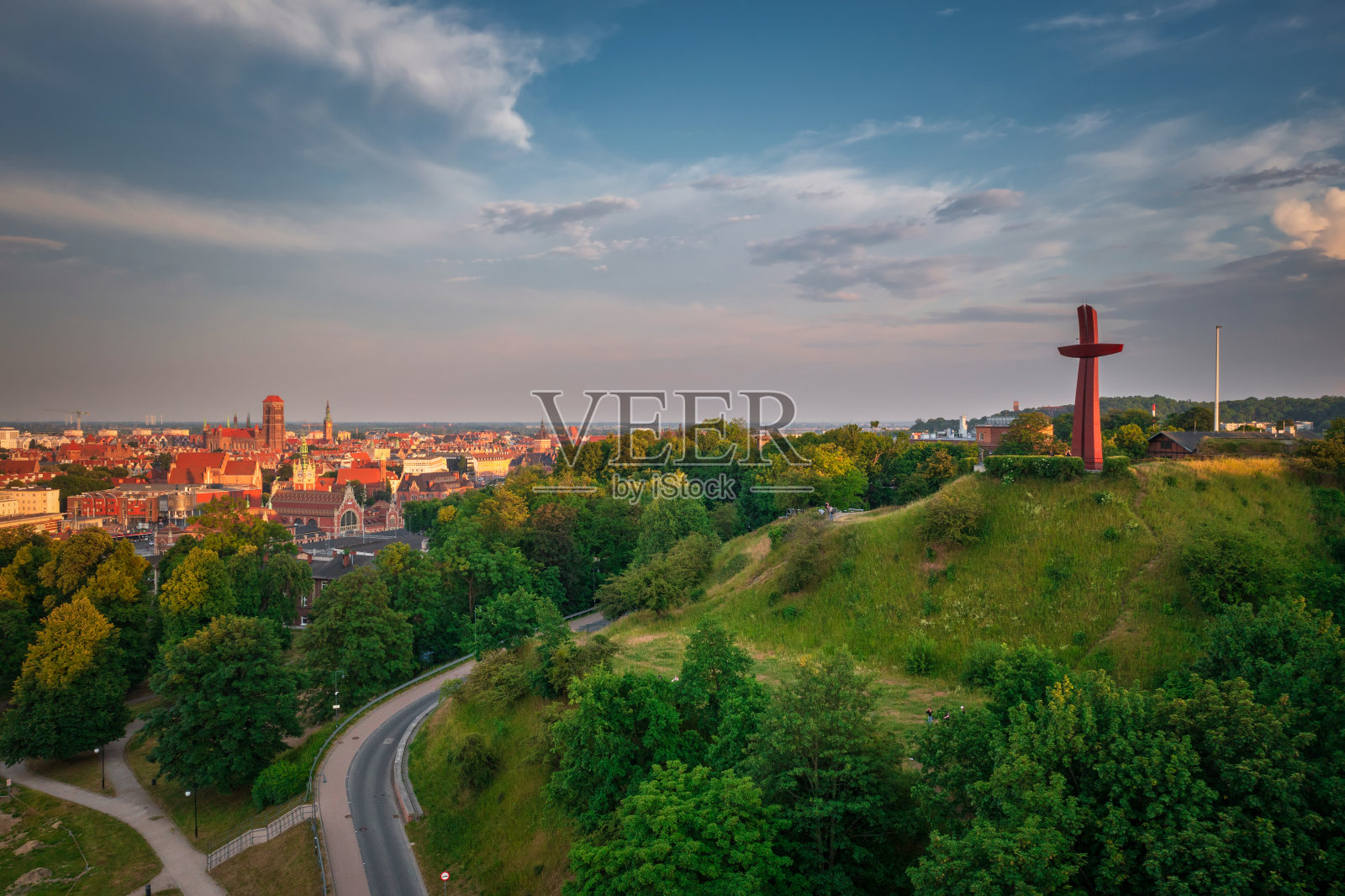 波兰格但斯克格拉多瓦山田园诗般的风景照片摄影图片