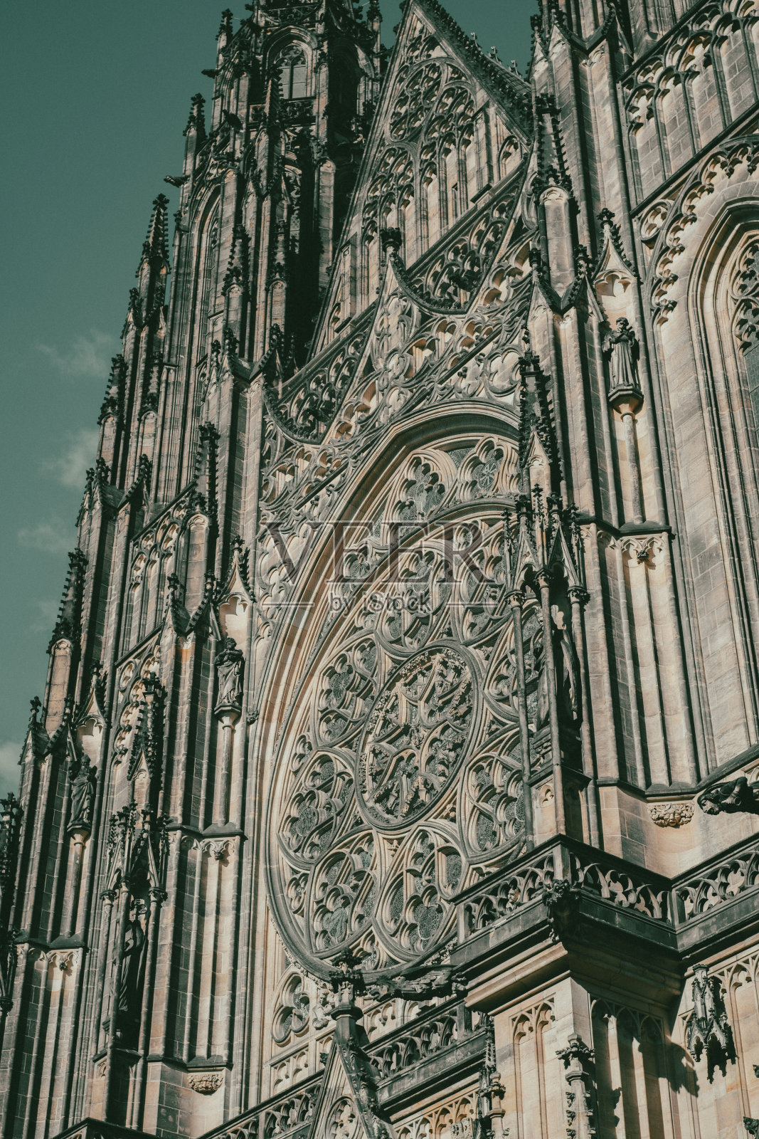 布拉格的圣维特大教堂照片摄影图片