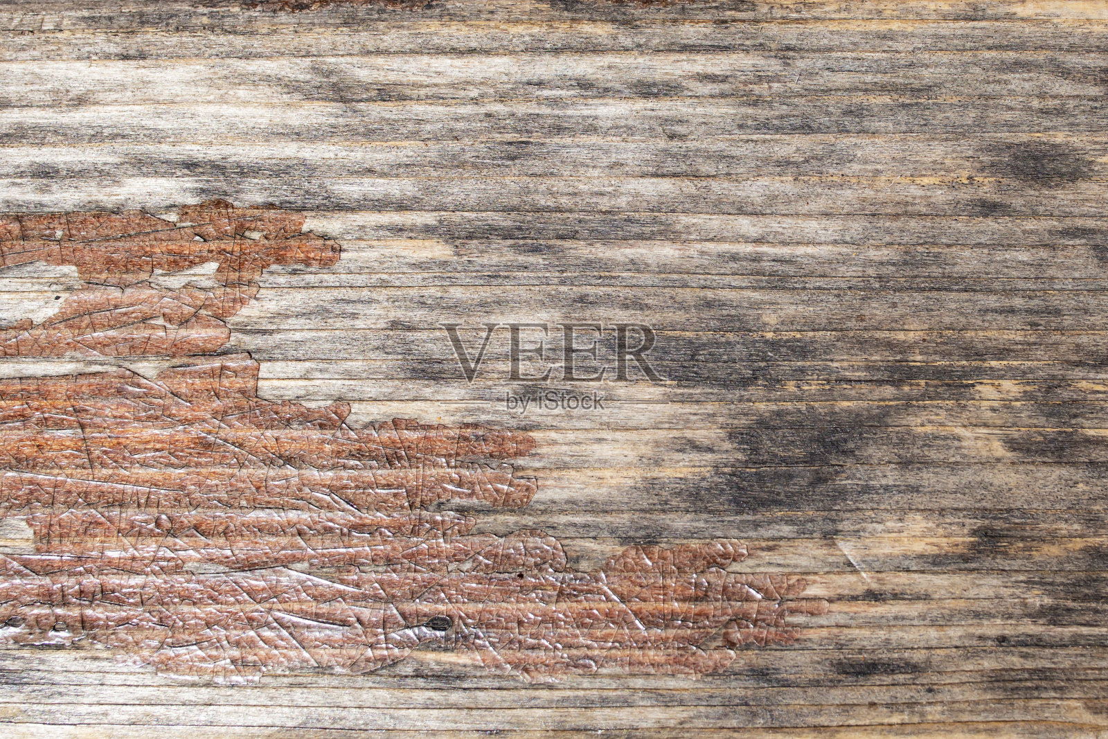 风化的木材纹理有剥落的灼痛，照片摄影图片