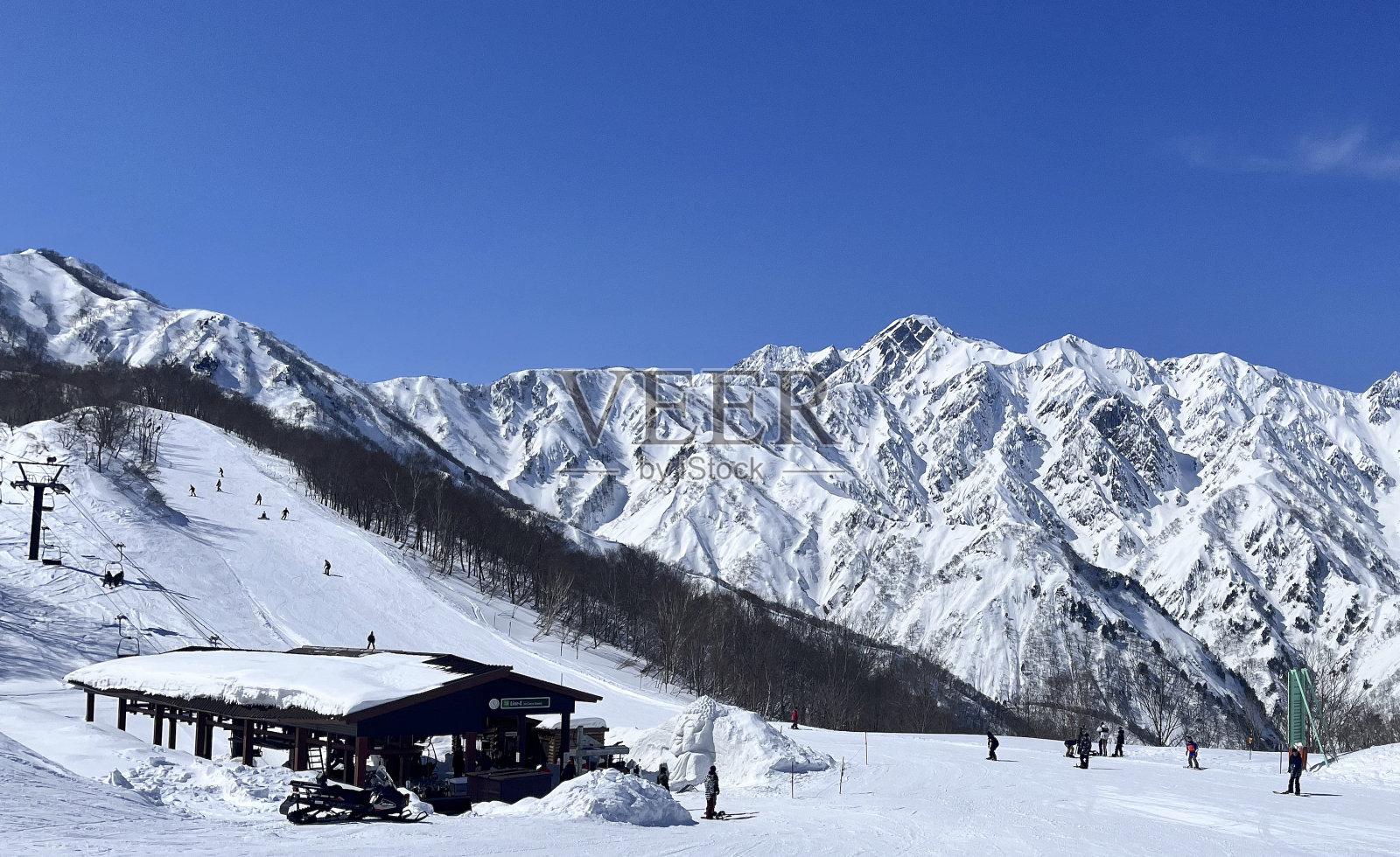 日本白马山谷滑雪和单板滑雪7照片摄影图片
