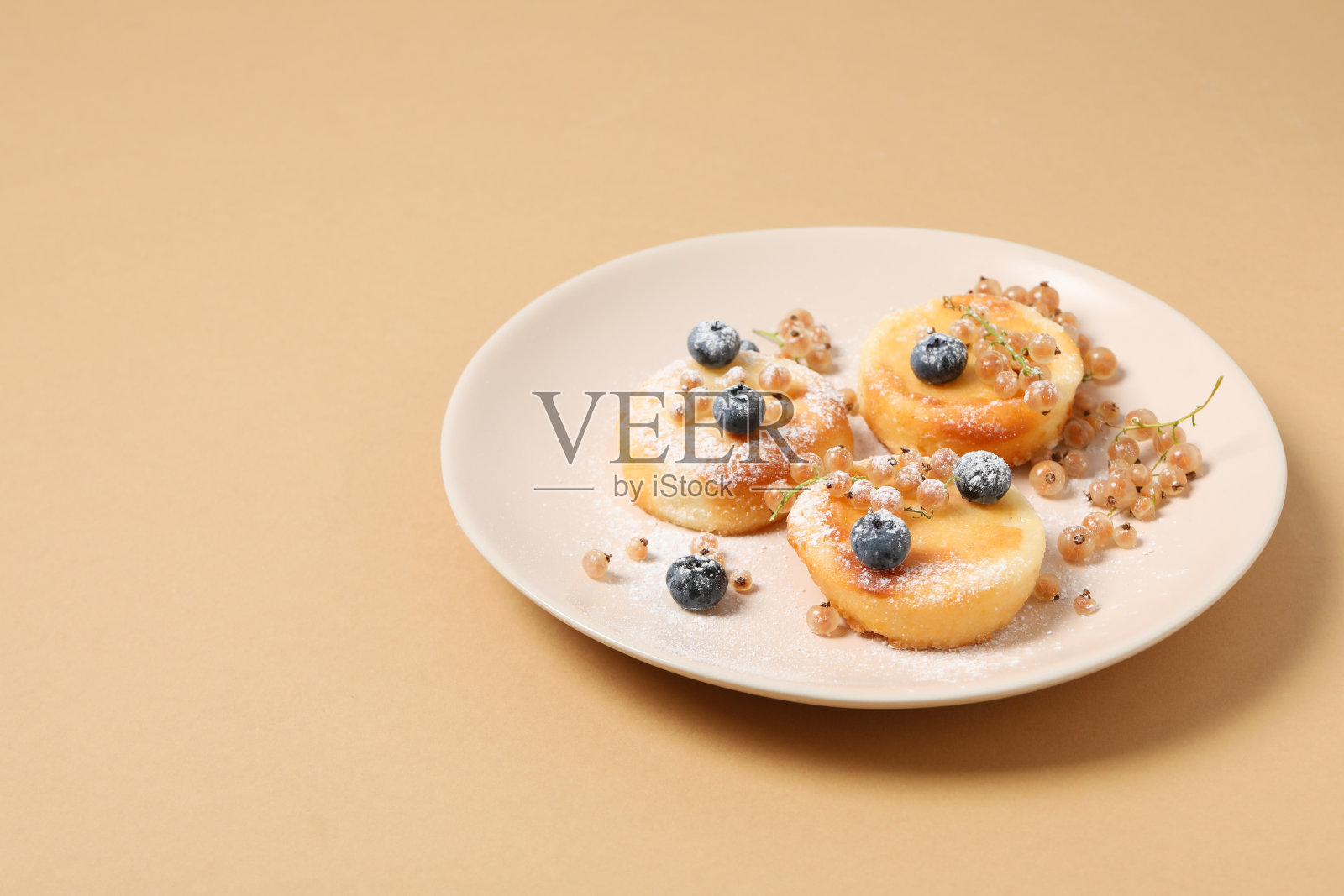 美味甜食的概念，芝士煎饼，文字空间照片摄影图片