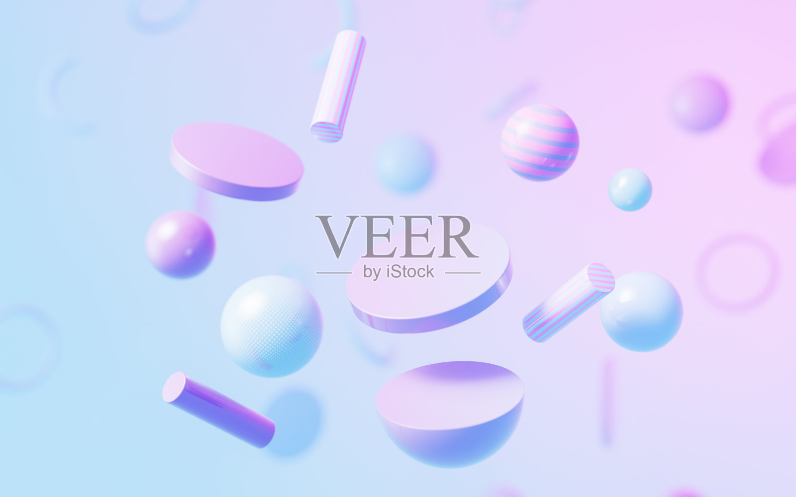 抽象几何形状背景，3d渲染。照片摄影图片