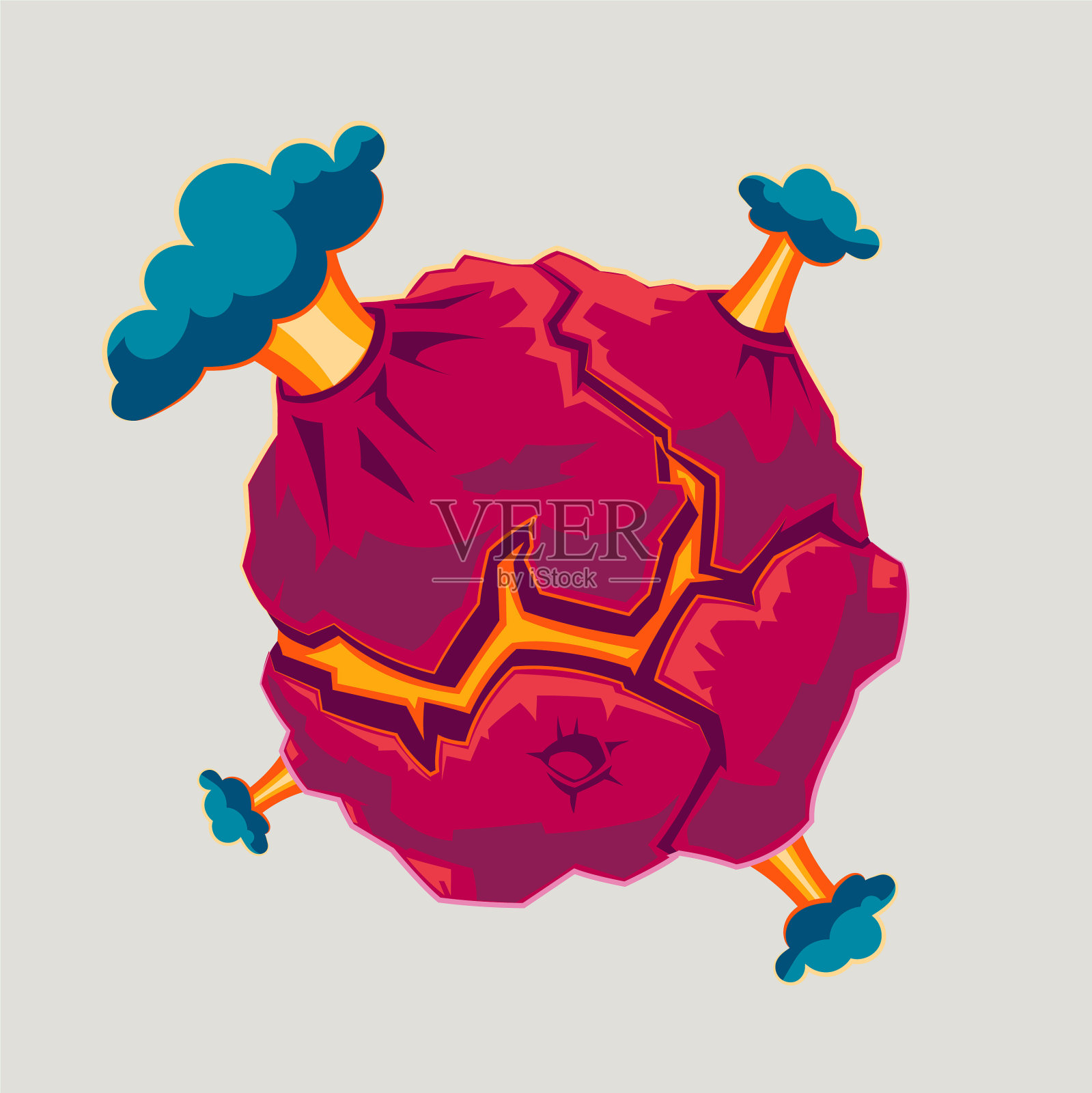 幻想外星球插画图片素材