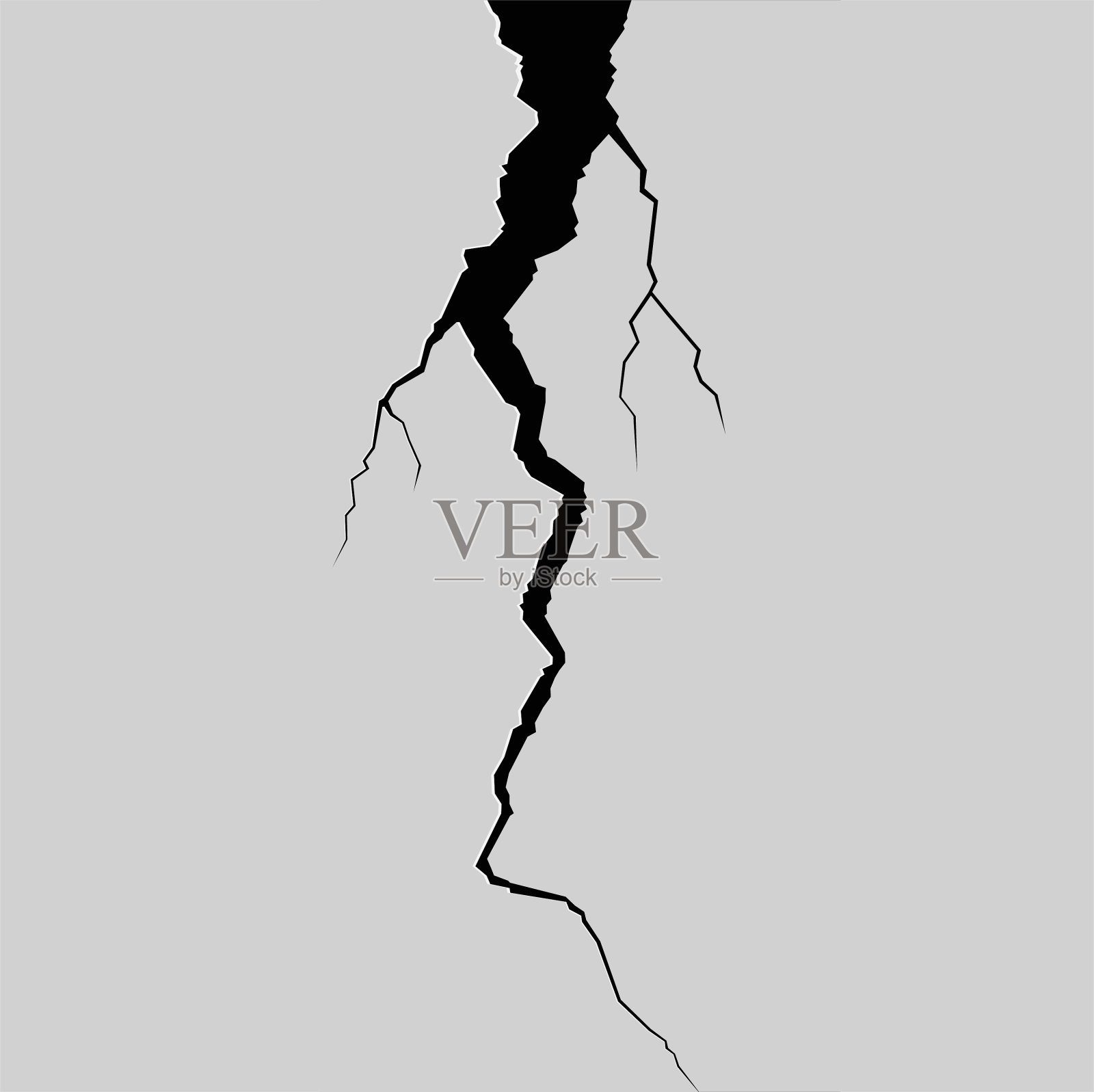 有裂缝的背景设置插画图片素材