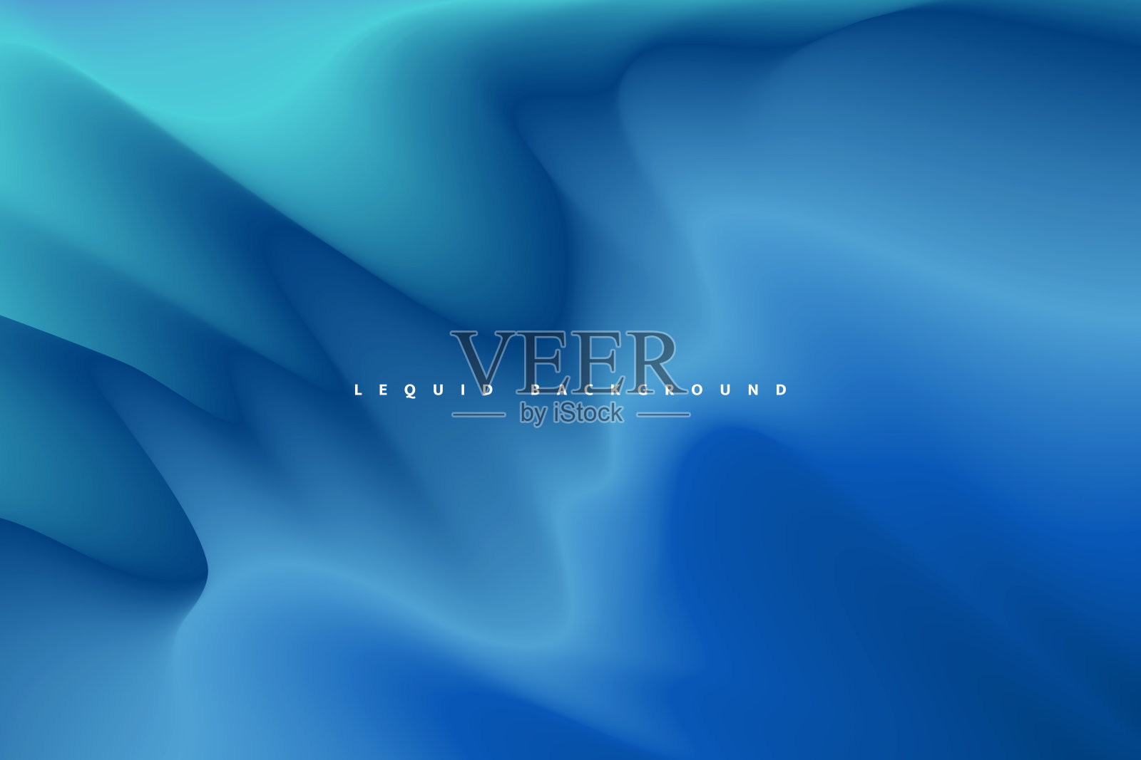 水表面。蓝色的抽象背景。用于设计的矢量插图插画图片素材