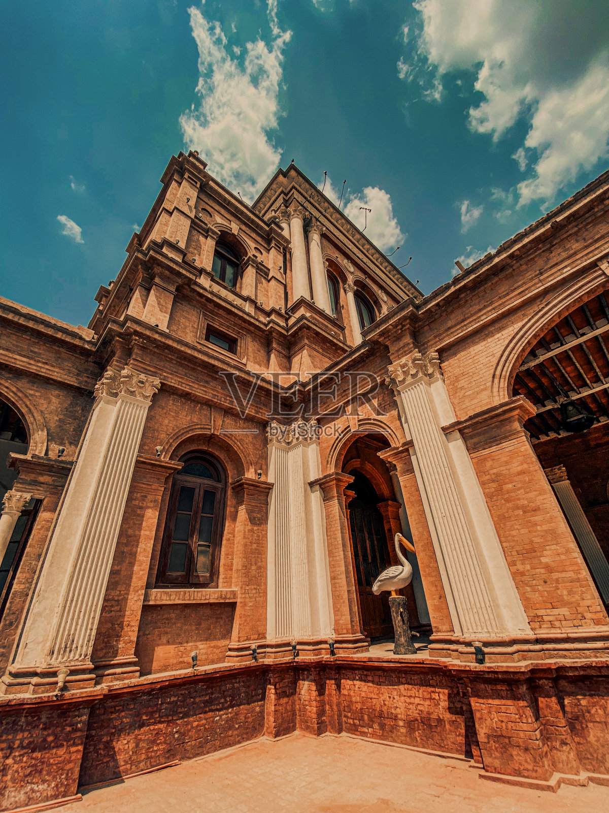 Bahawalpur Noor Mahal超宽边角照片照片摄影图片