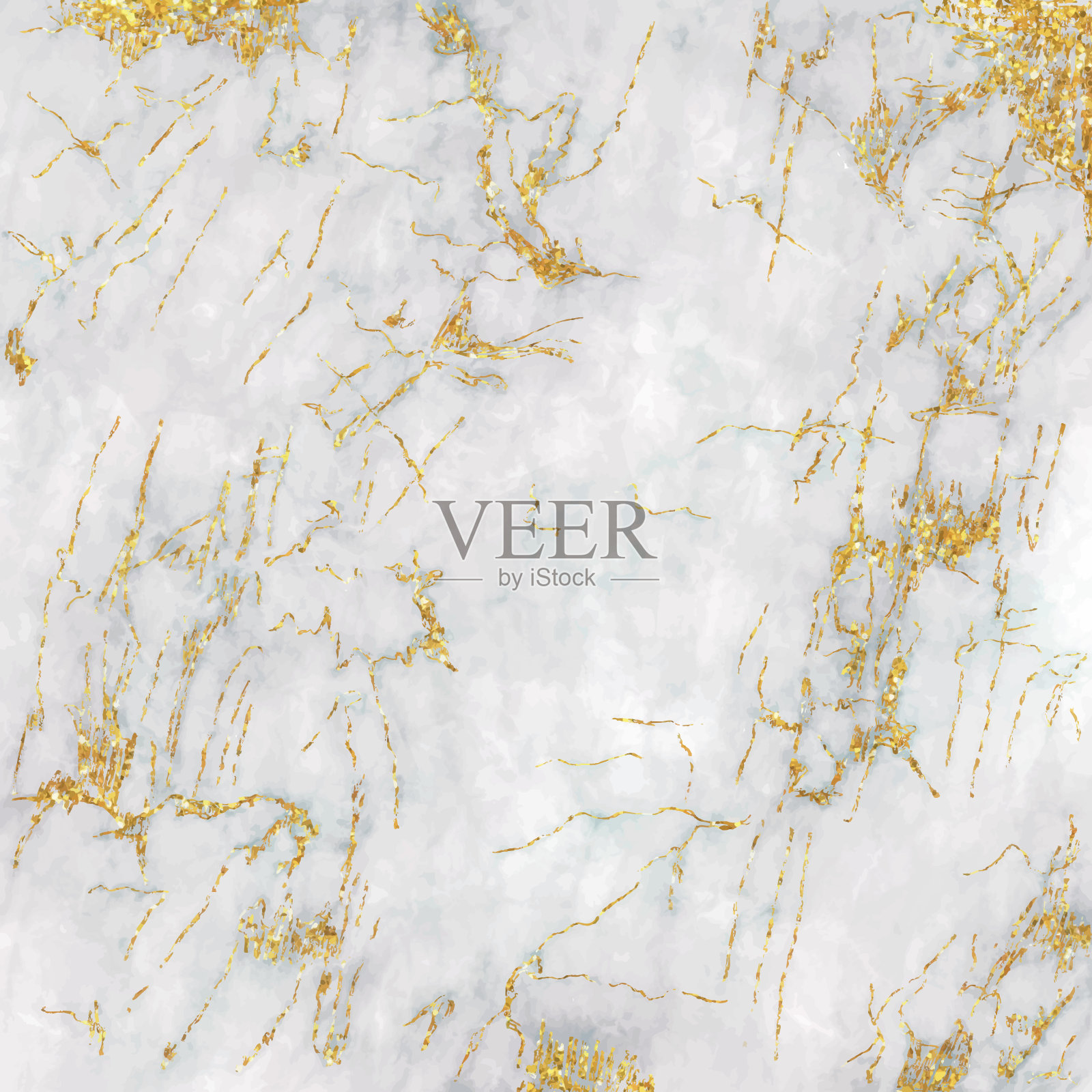白色大理石纹理与黄金纹理矢量背景，有用为您的设计产品创建表面效果，如贺卡，建筑和装饰图案的背景。你的设计的时尚模板灵感。插画图片素材