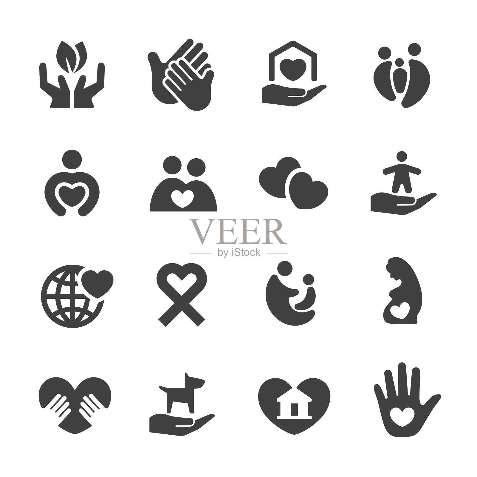 护理图标-极致系列图标素材