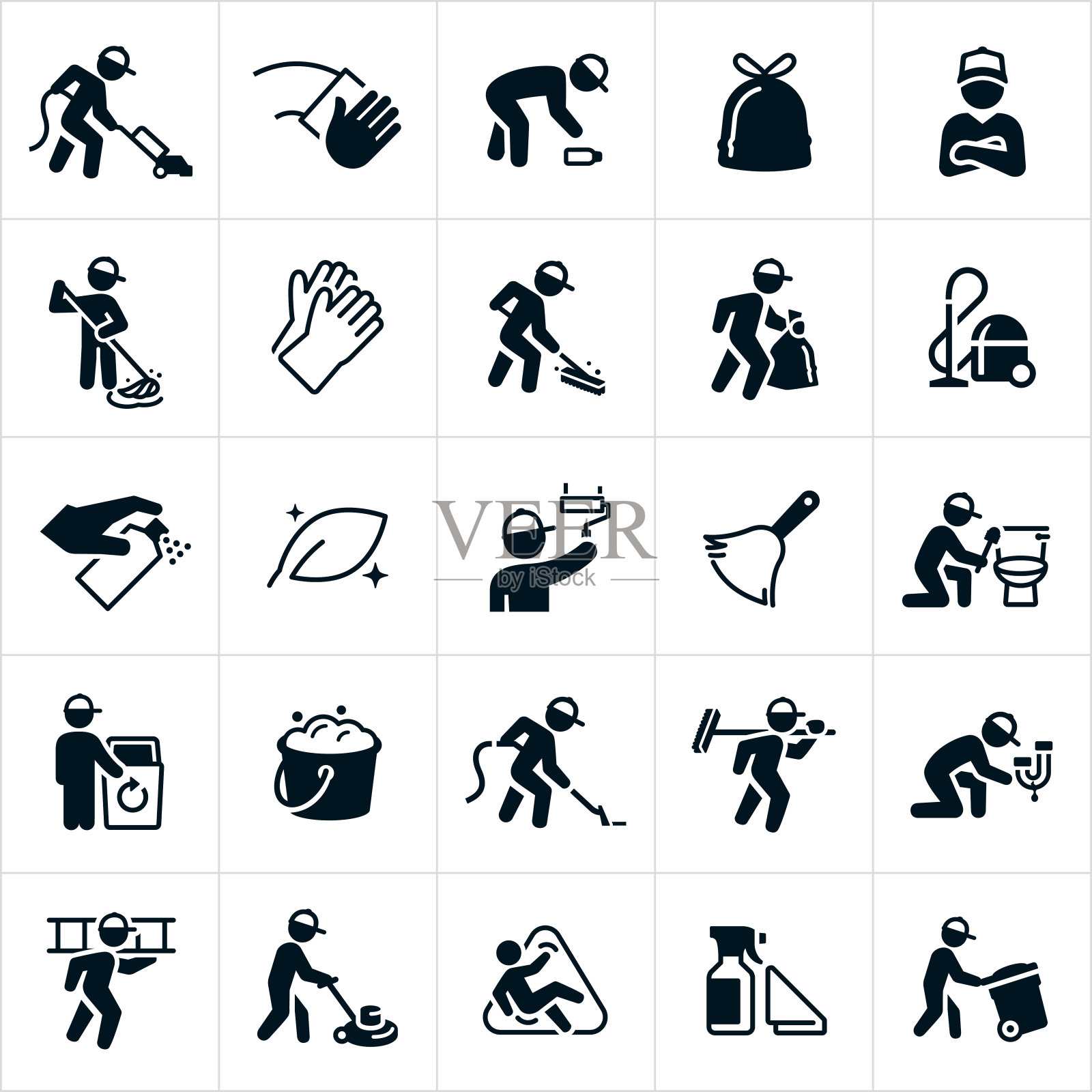 家居的图标插画图片素材