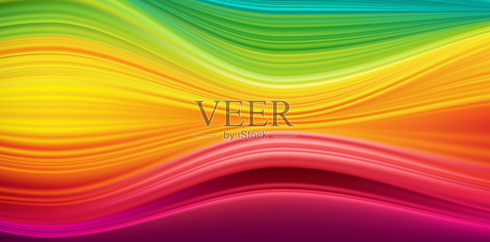 摘要挥动明亮的多颜色背景插画图片素材