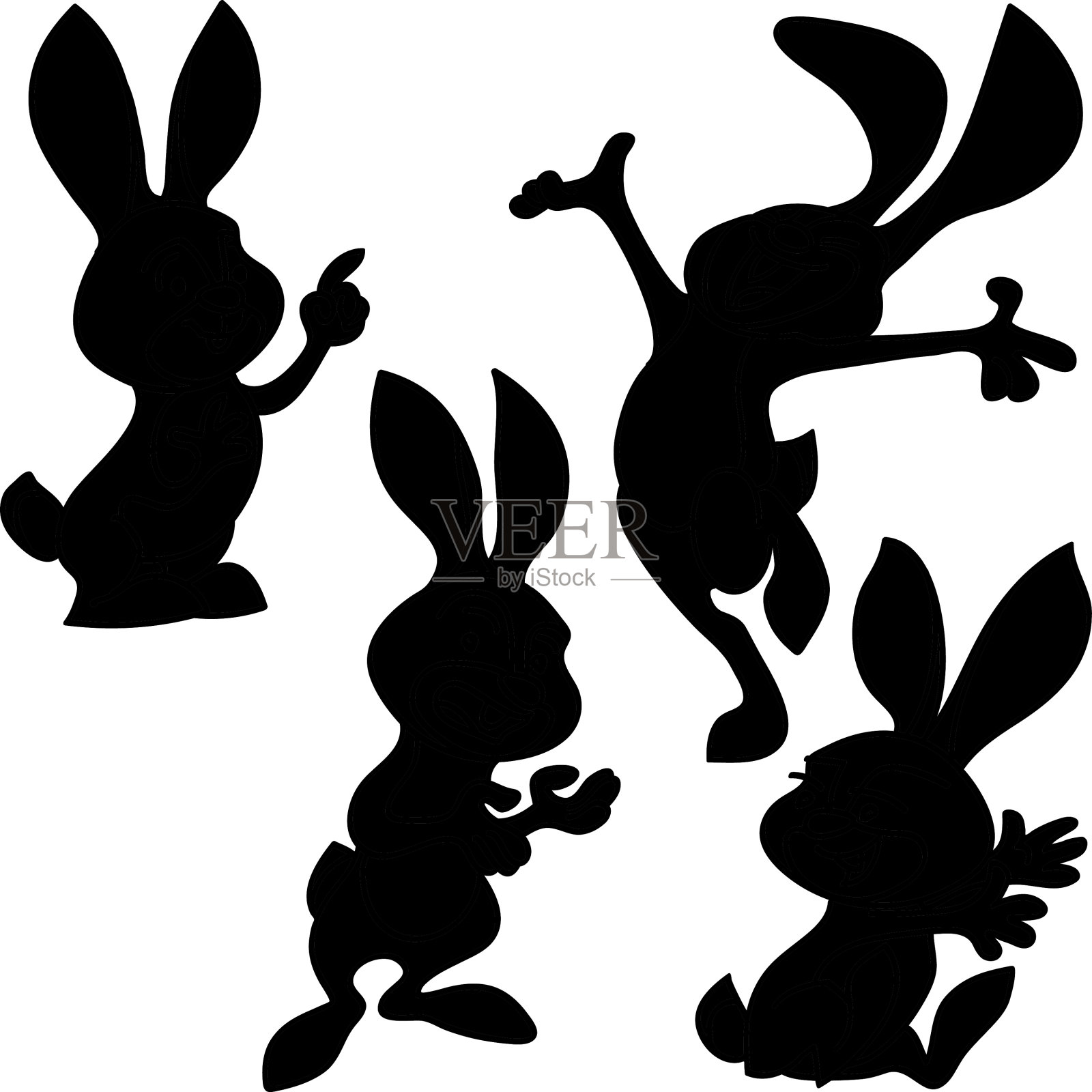 兔子插画图片素材