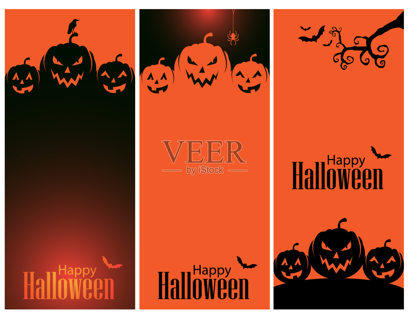 万圣节快乐背景设计模板素材