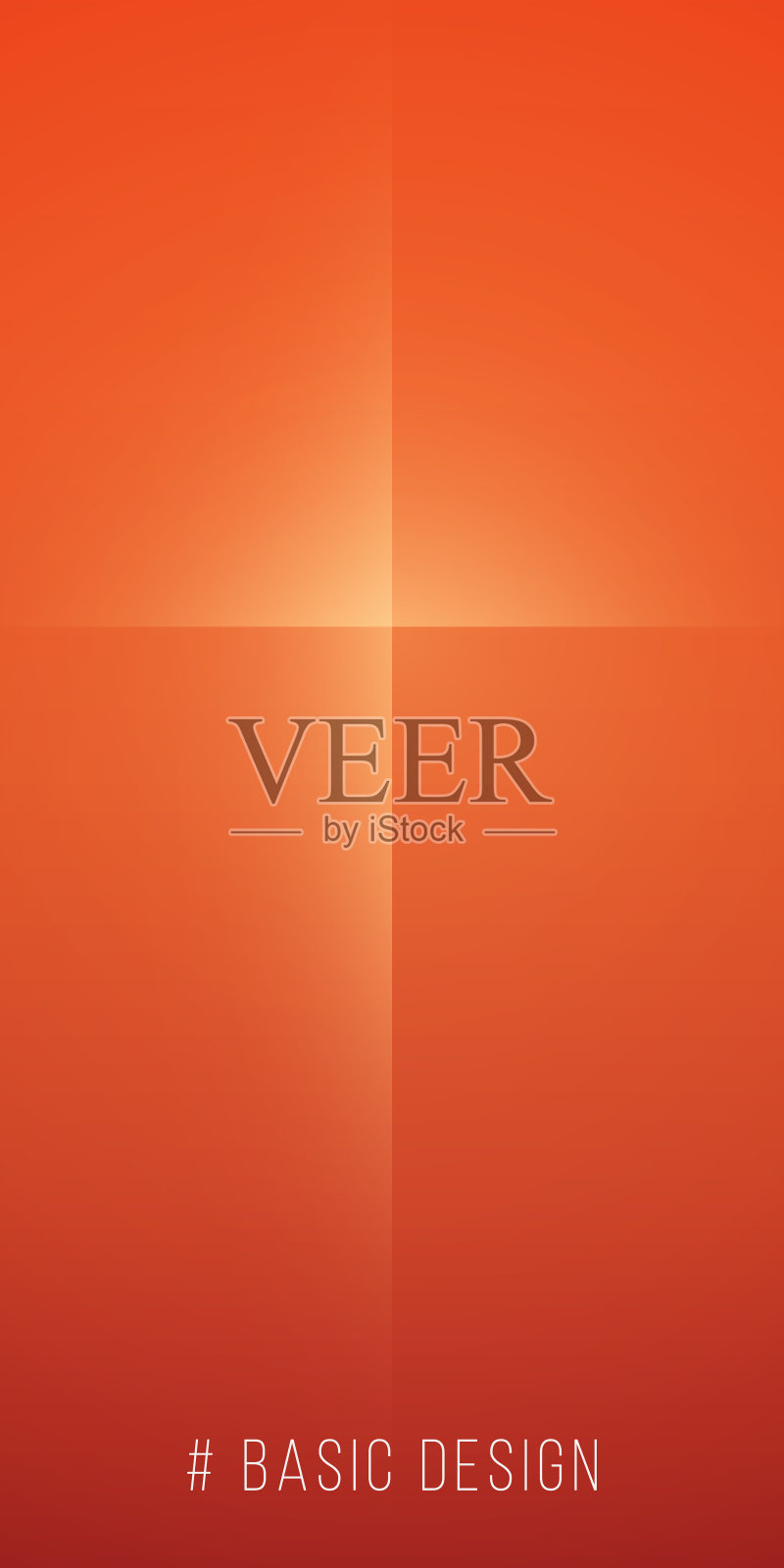 简单抽象橙色背景插画图片素材