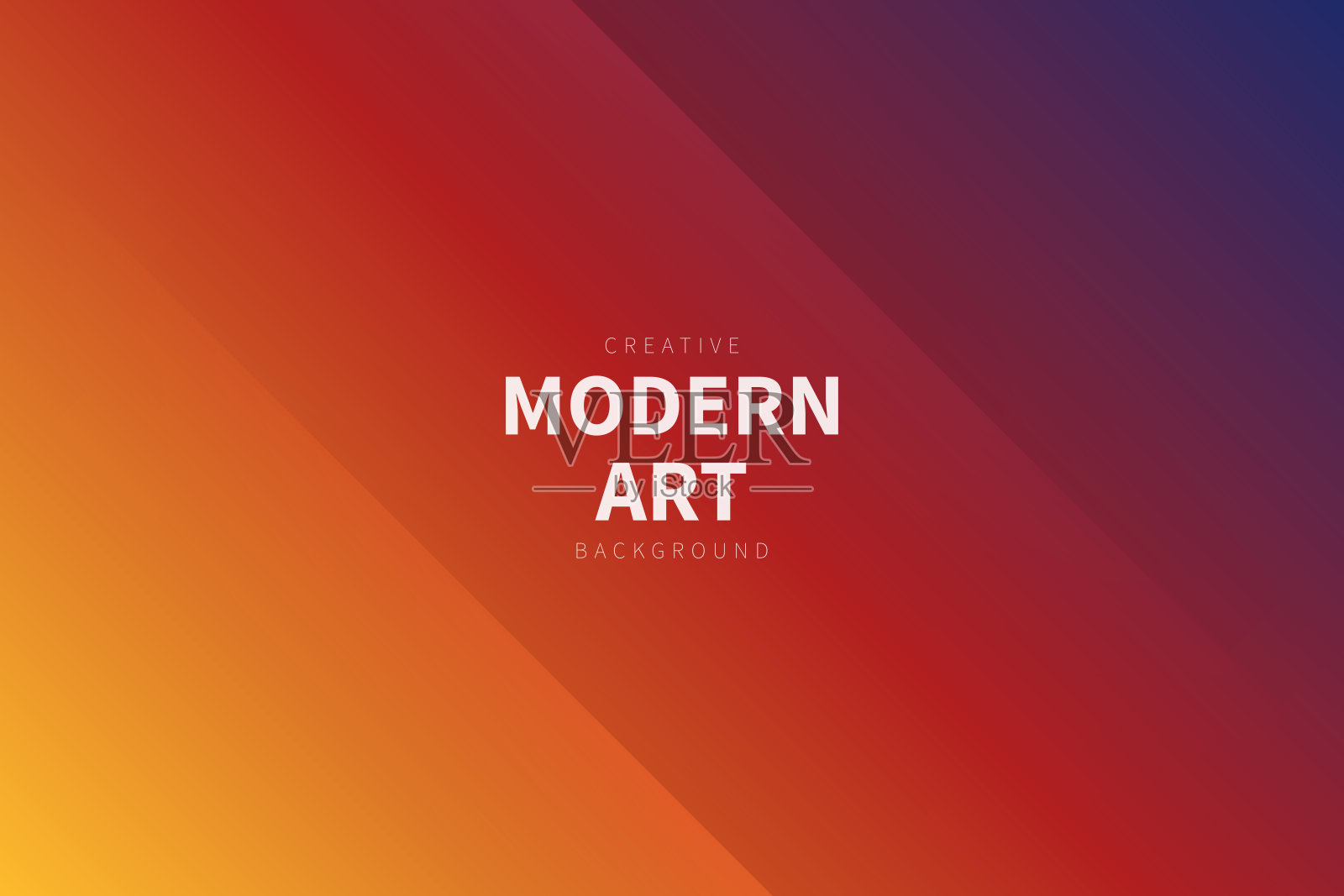 现代抽象背景-橙色渐变插画图片素材