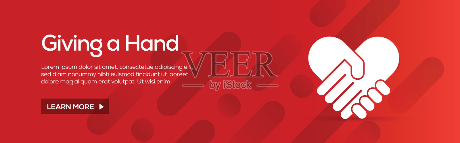 给一个手平网络横幅插画图片素材