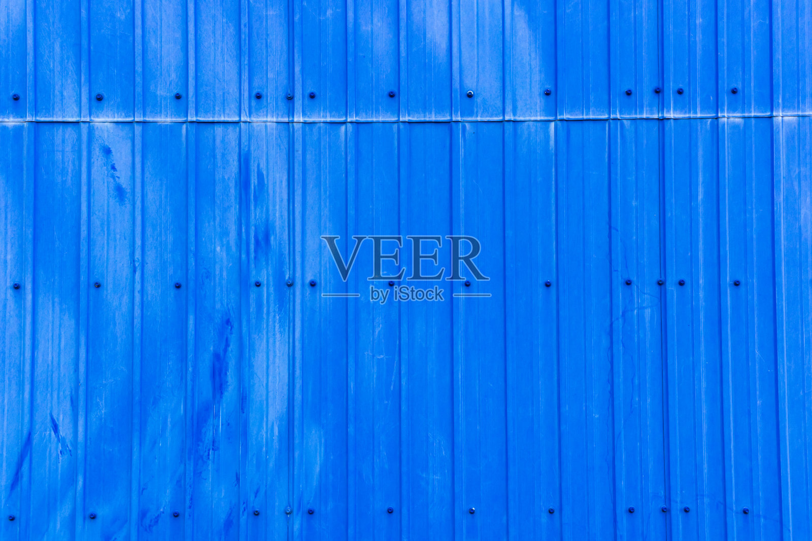 蓝色金属钢板铆钉纹理，高细节背景照片照片摄影图片