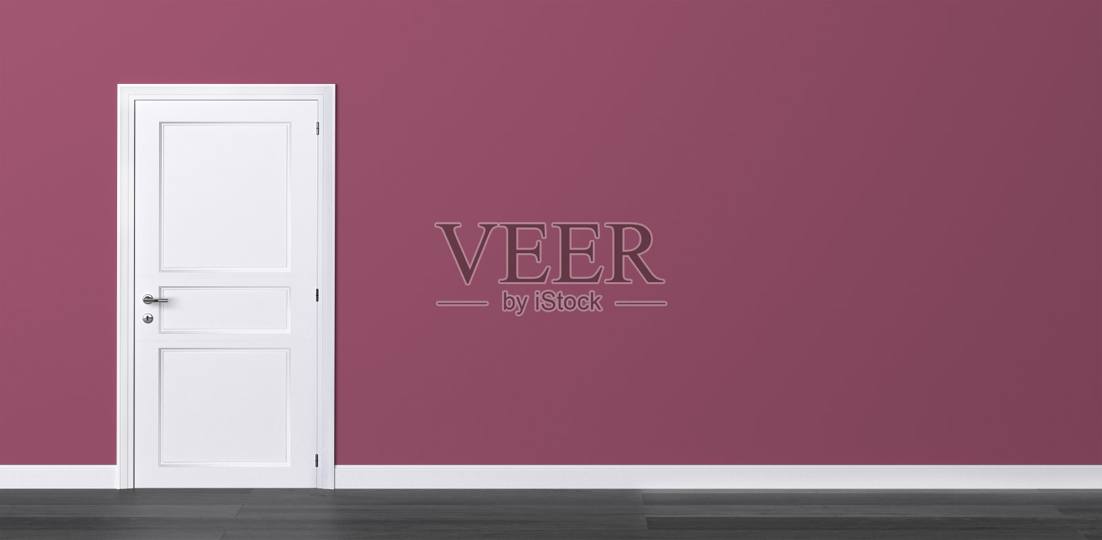 闭门墙三维照片摄影图片