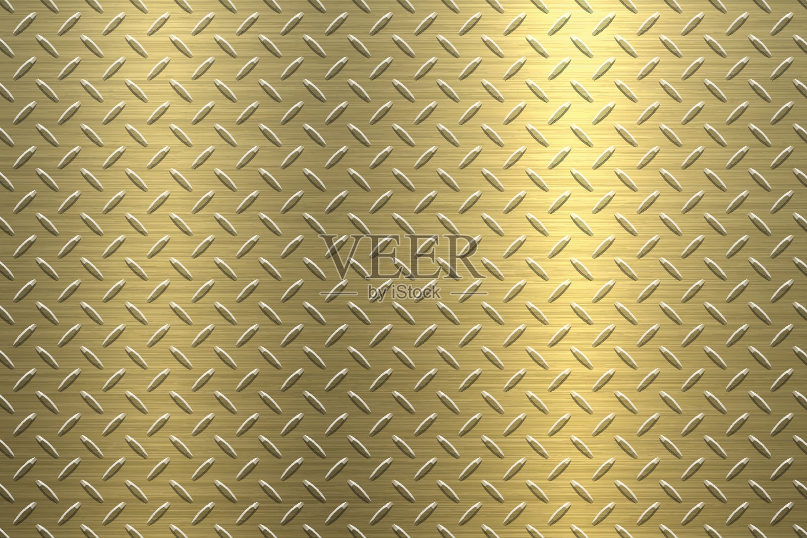 背景的金属钻石板在金色插画图片素材