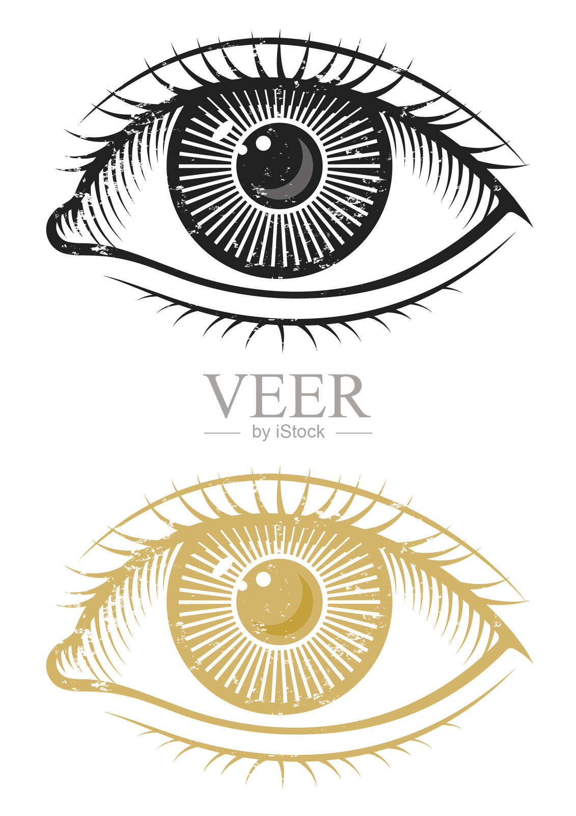 垃圾眼插图插画图片素材