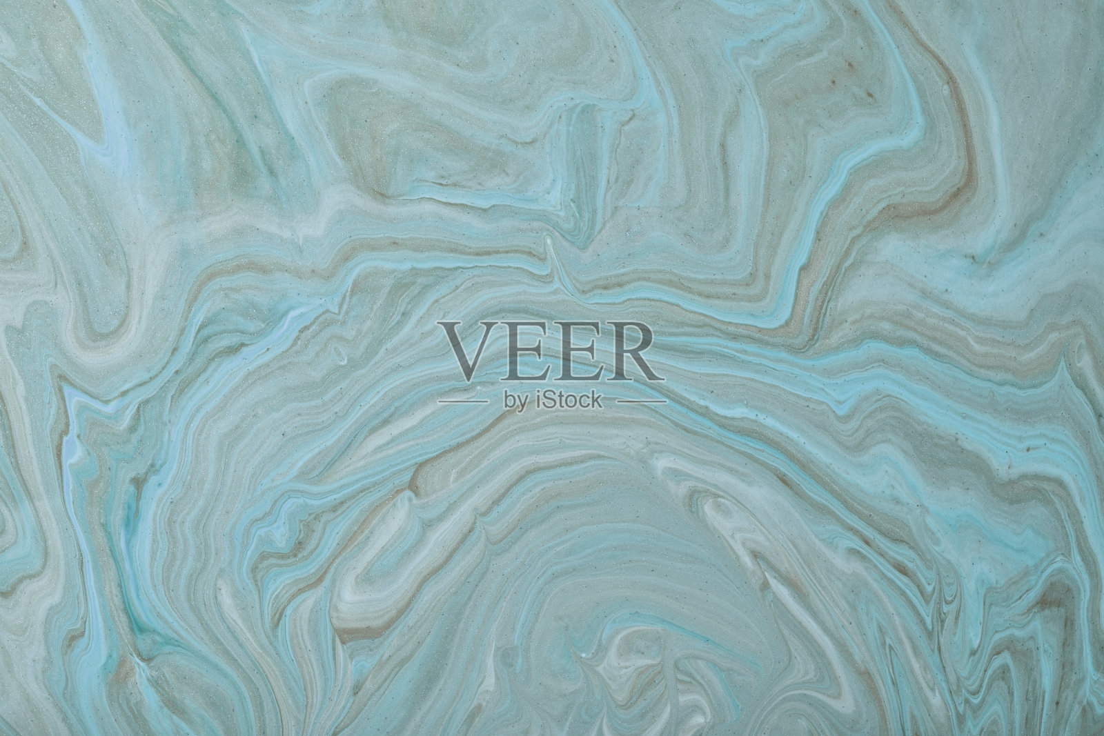 抽象流体艺术背景灰色和蓝色。液体的大理石。带有天蓝色梯度的丙烯颜料照片摄影图片