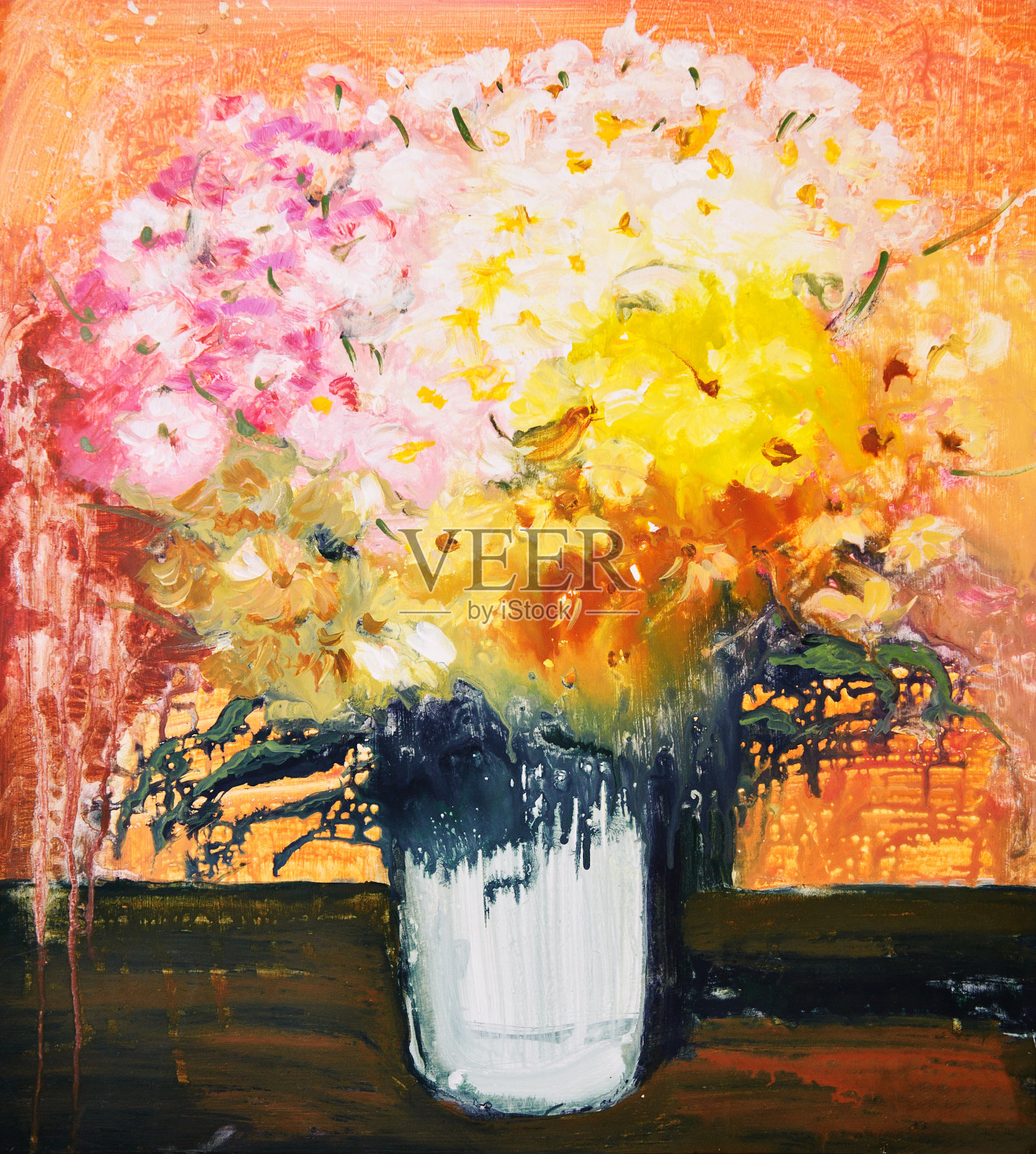 组成的花插画图片素材