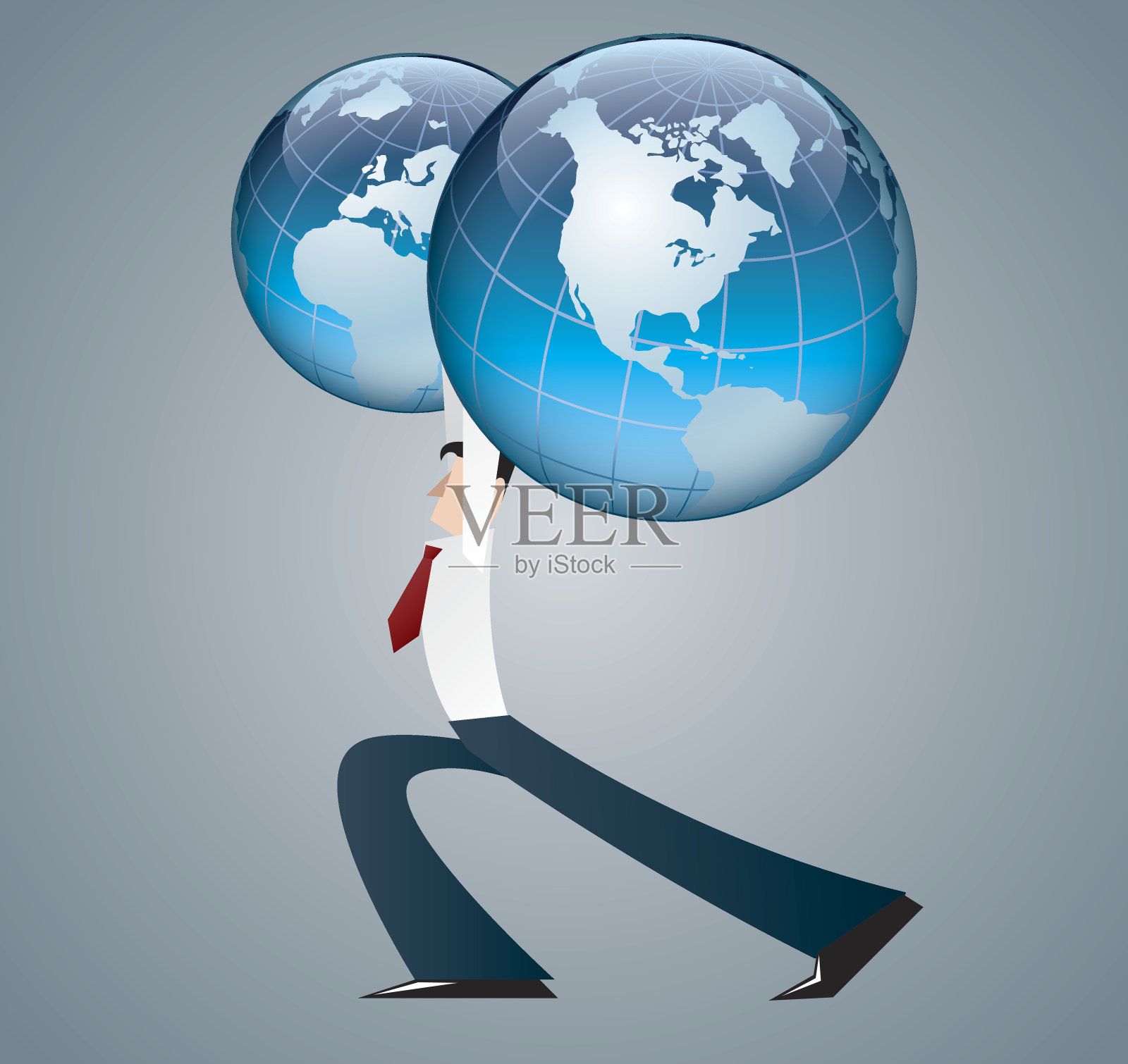 举重插画图片素材