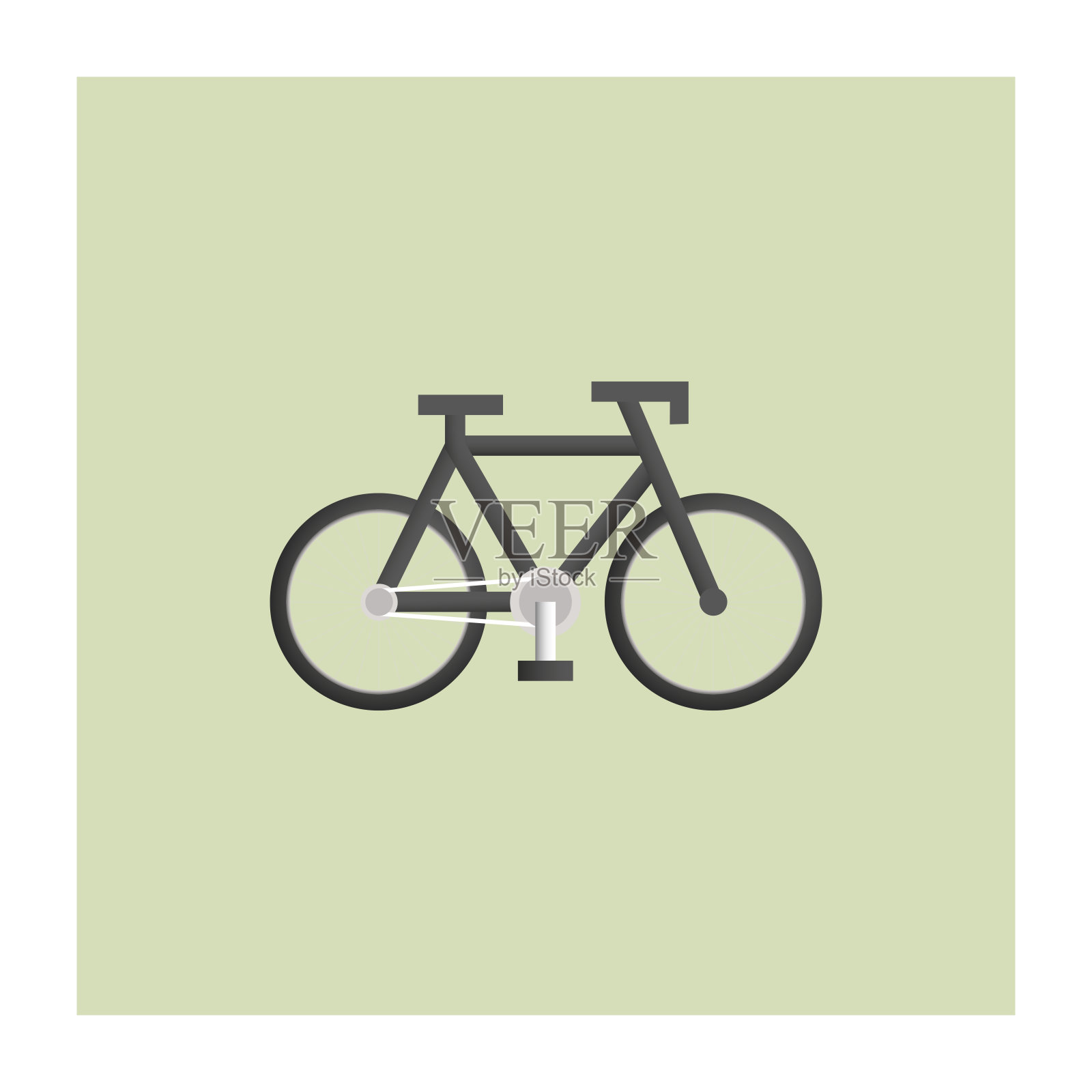 自行车图标插画图片素材