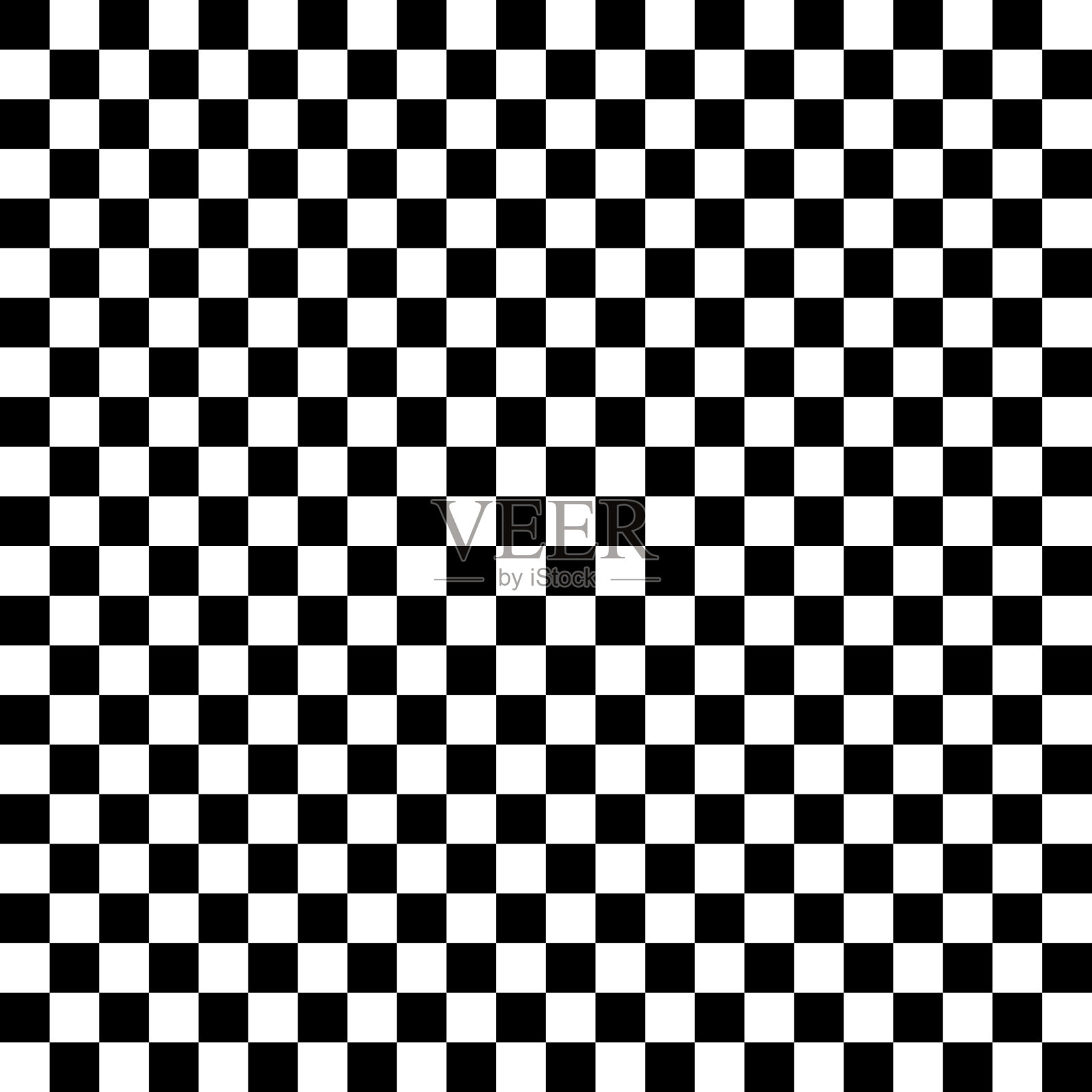 黑白方格无缝图案插画图片素材