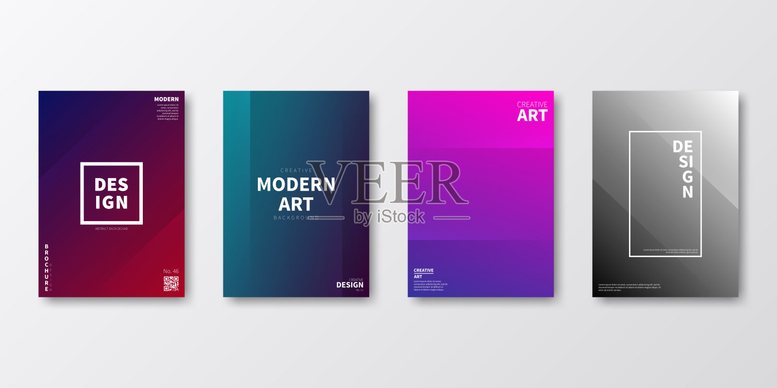 宣传册模板布局，封面设计，商业年度报告，传单，杂志设计模板素材