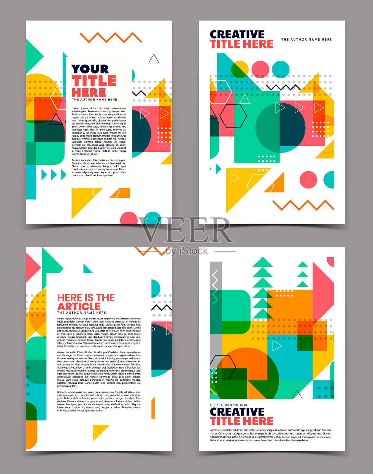 现代封面设计设计模板素材