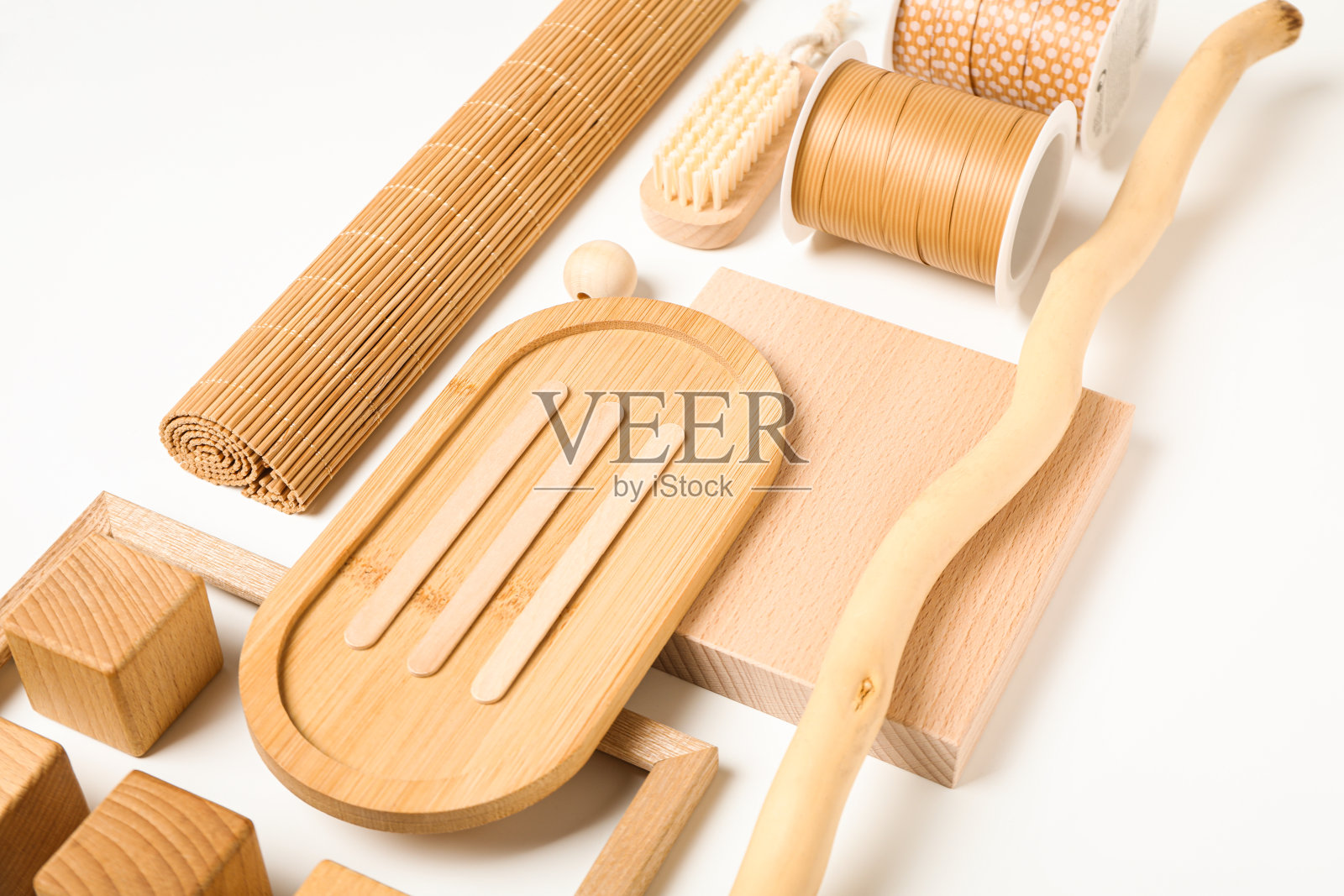 创意情绪板构图的平面布局，情绪板的概念照片摄影图片