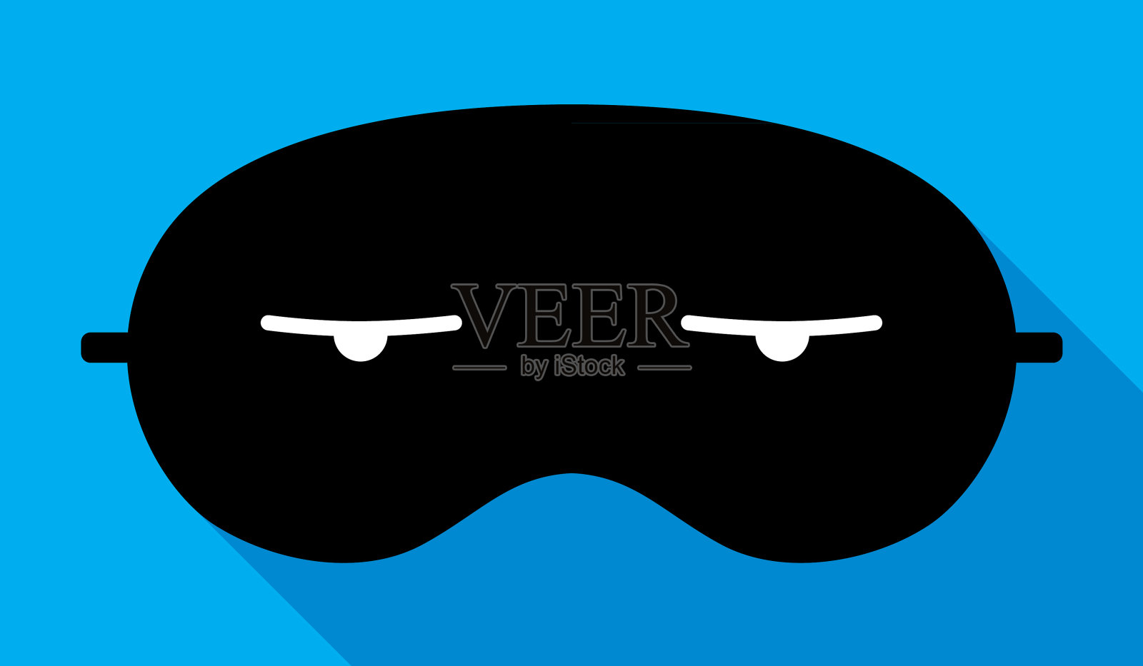 睡眠眼罩插画图片素材