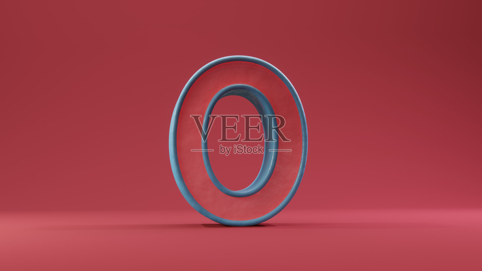 数字文字红在背景红3d插图渲染，倒计时文字数字文字红的颜色照片摄影图片