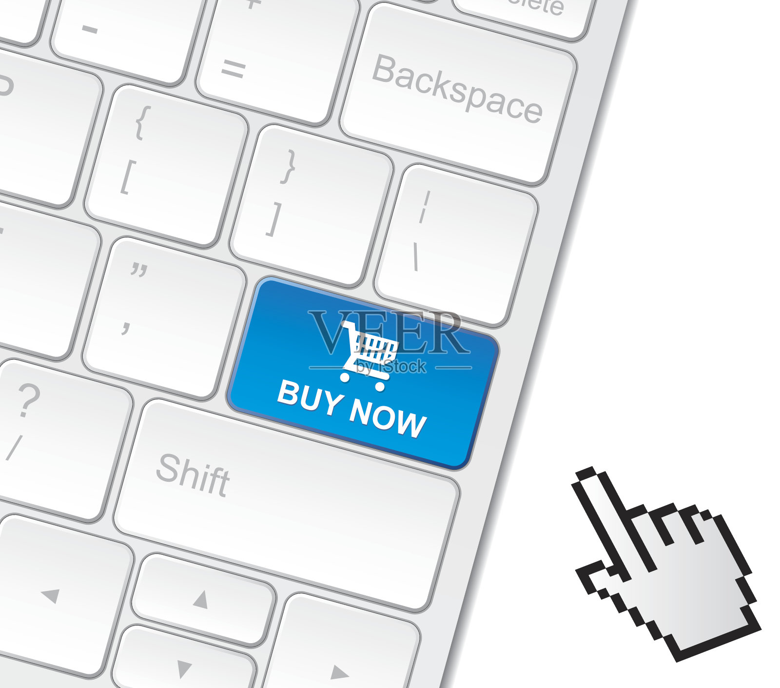 网上购物插画图片素材