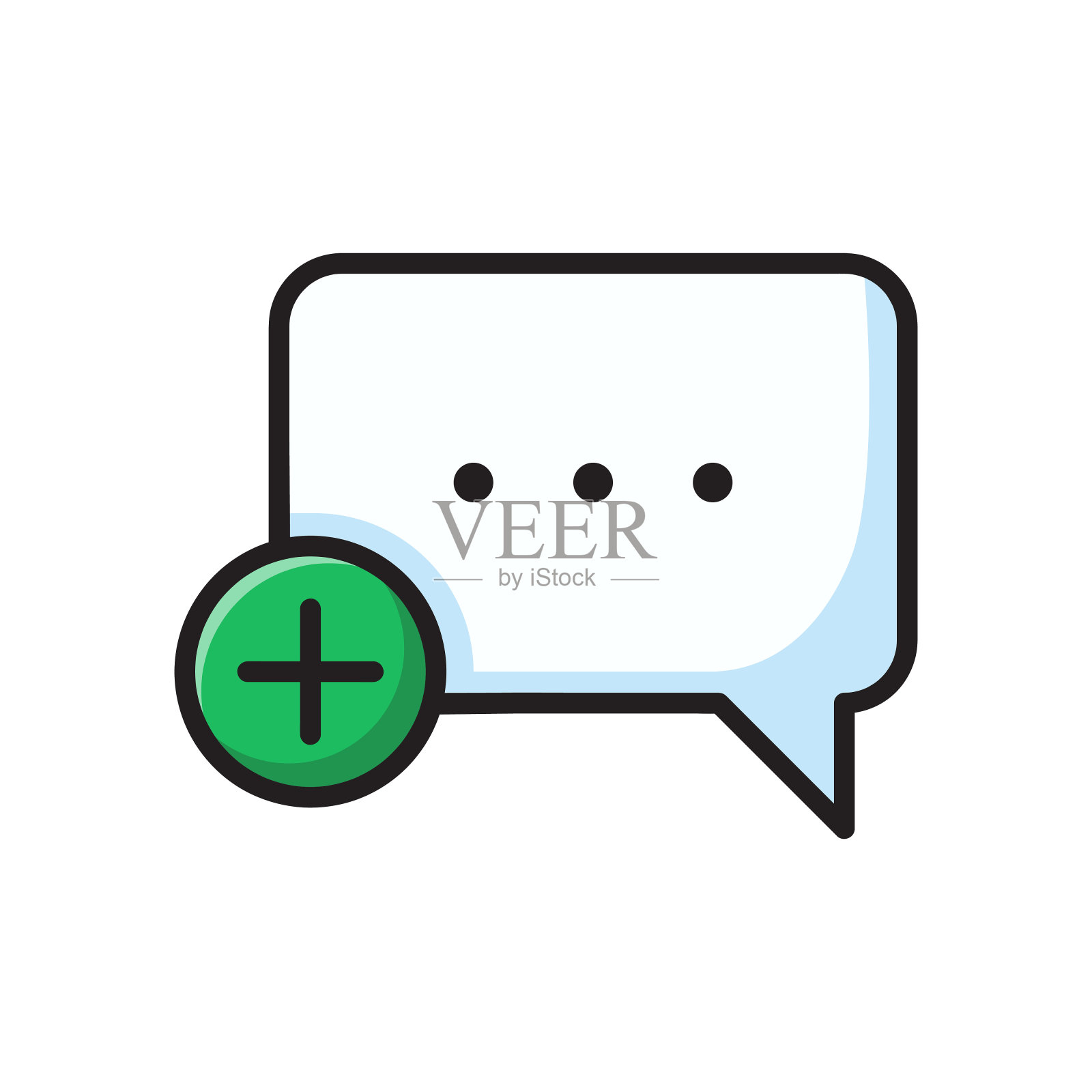 聊天语音气泡图标图标素材