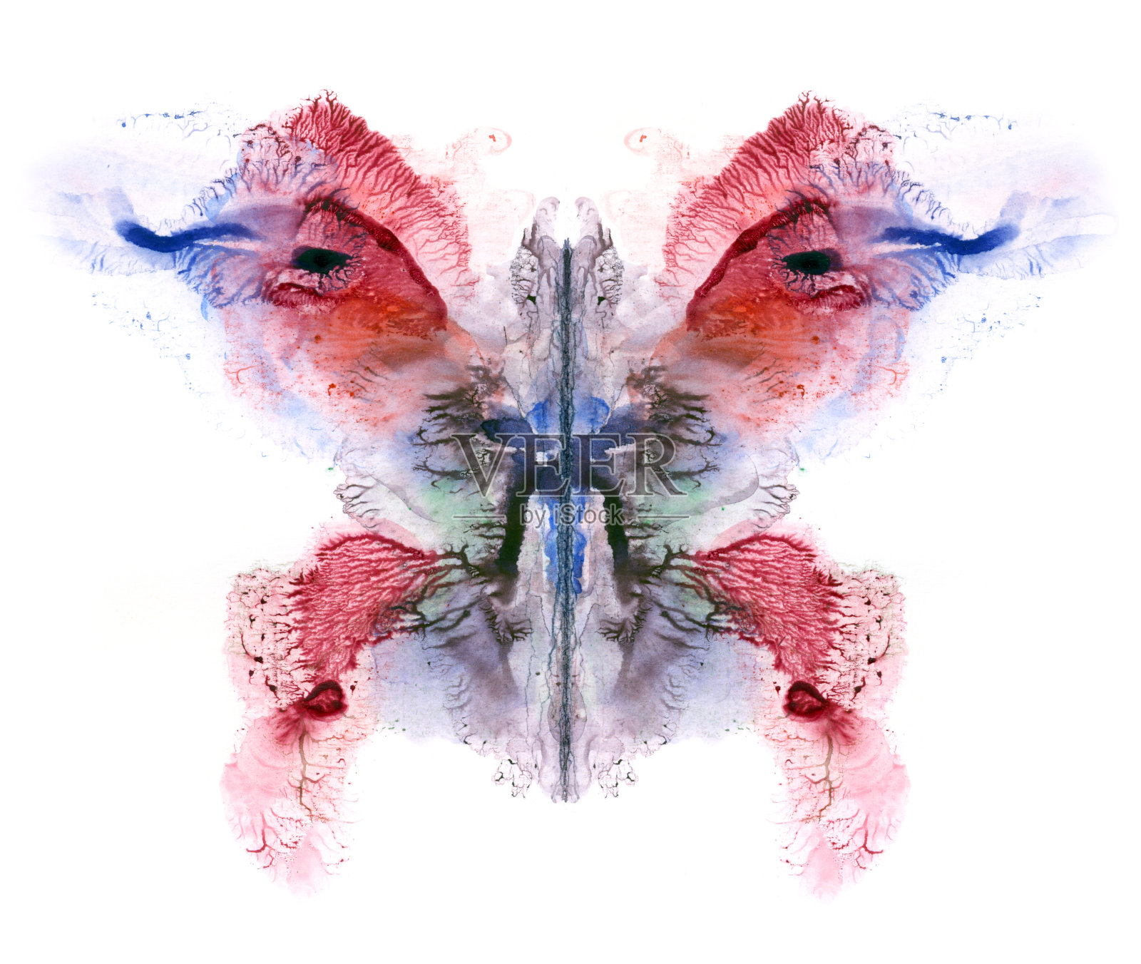 奇妙的画蝴蝶设计元素图片