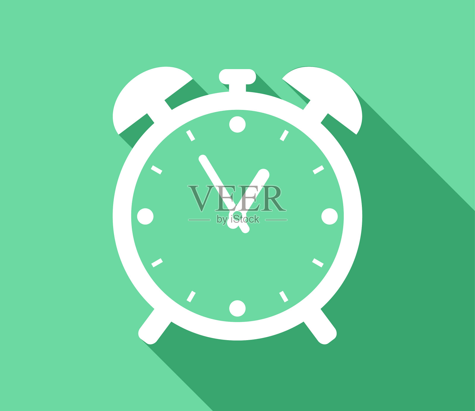 闹钟定时器显示时间插画图片素材