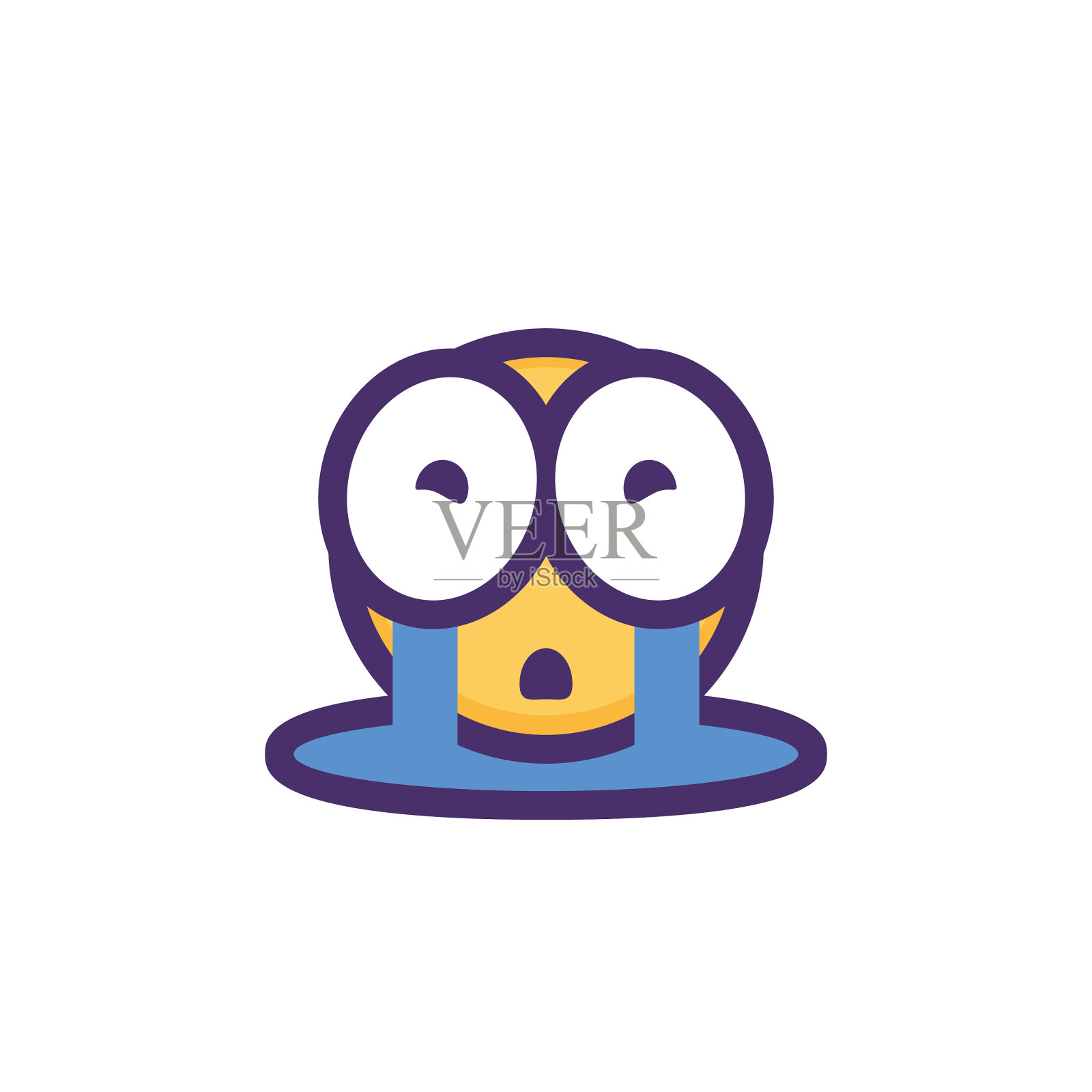 表情设计大眼睛小脑袋插画图片素材