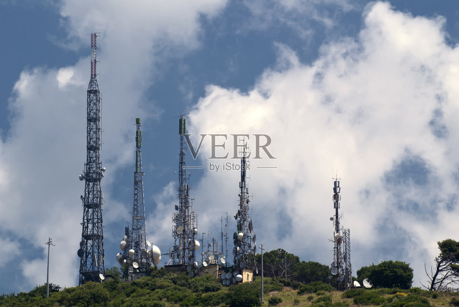 通信天线塔照片摄影图片