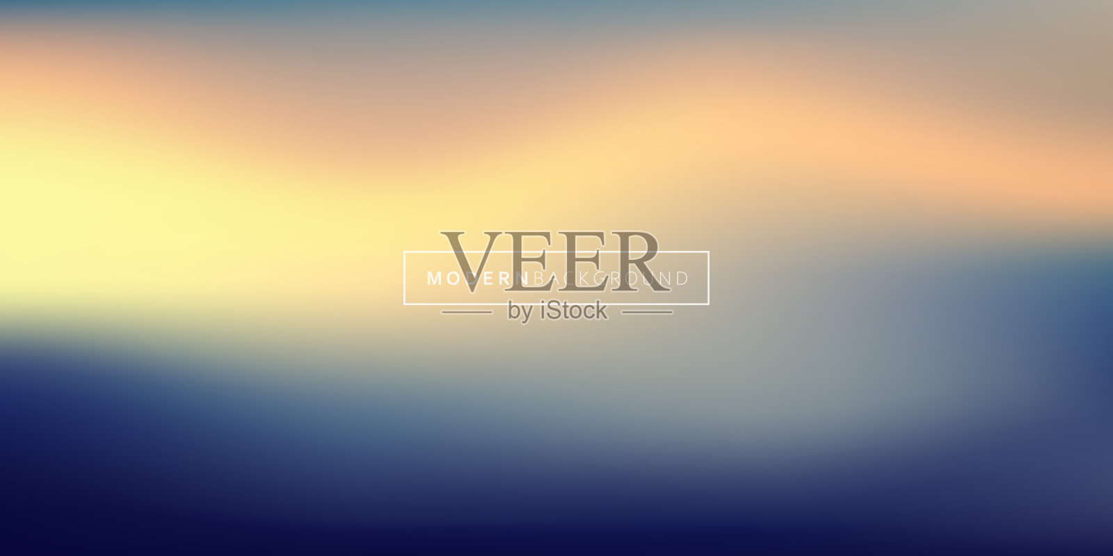 波浪模糊彩色背景插画图片素材