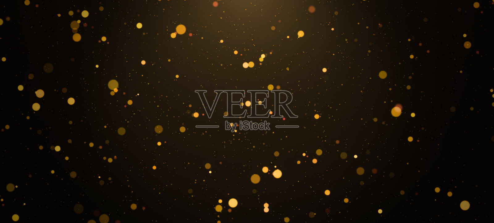 灯光闪烁的散焦插画图片素材