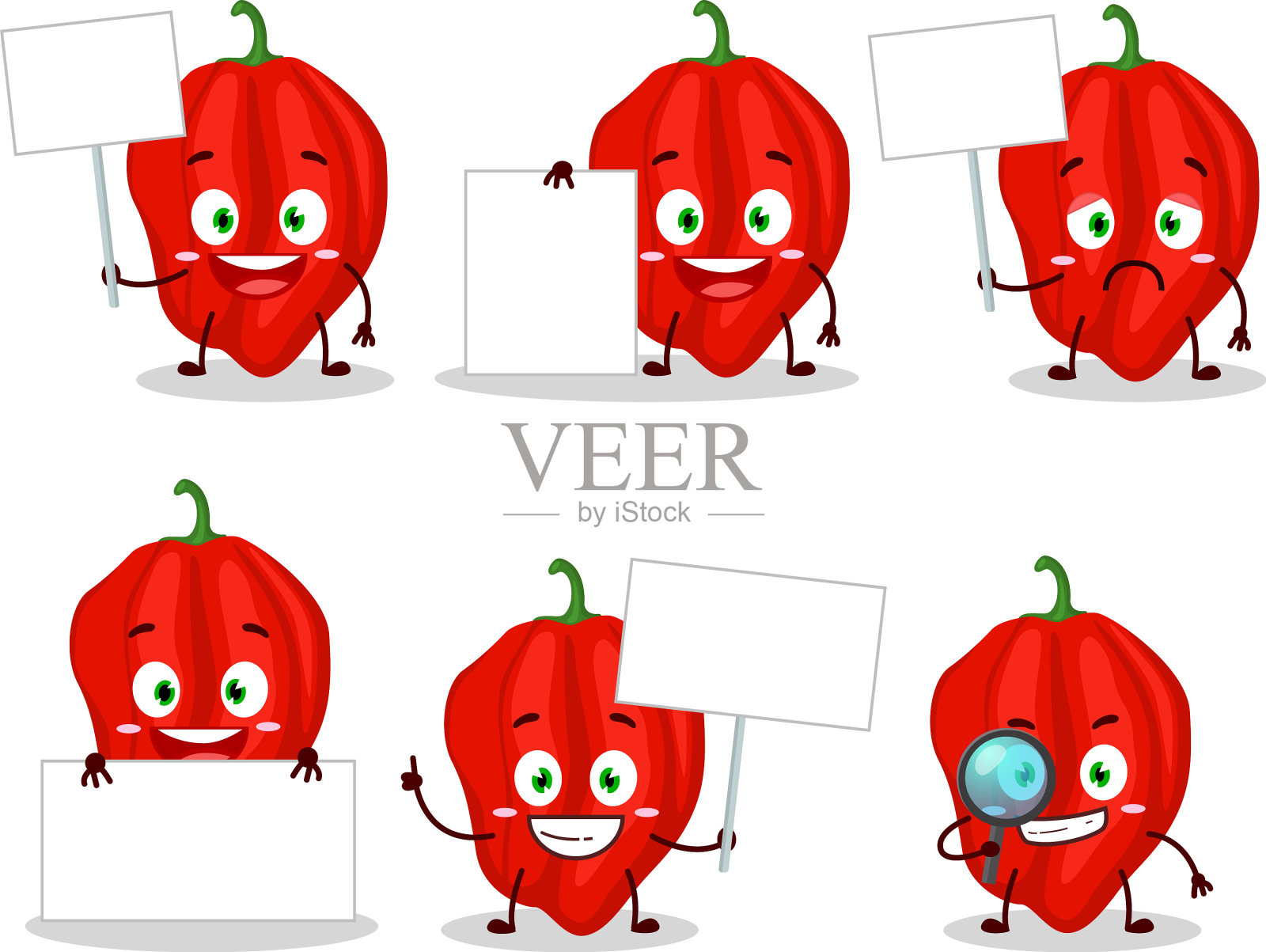 新的红豆卡通人物带来插画图片素材