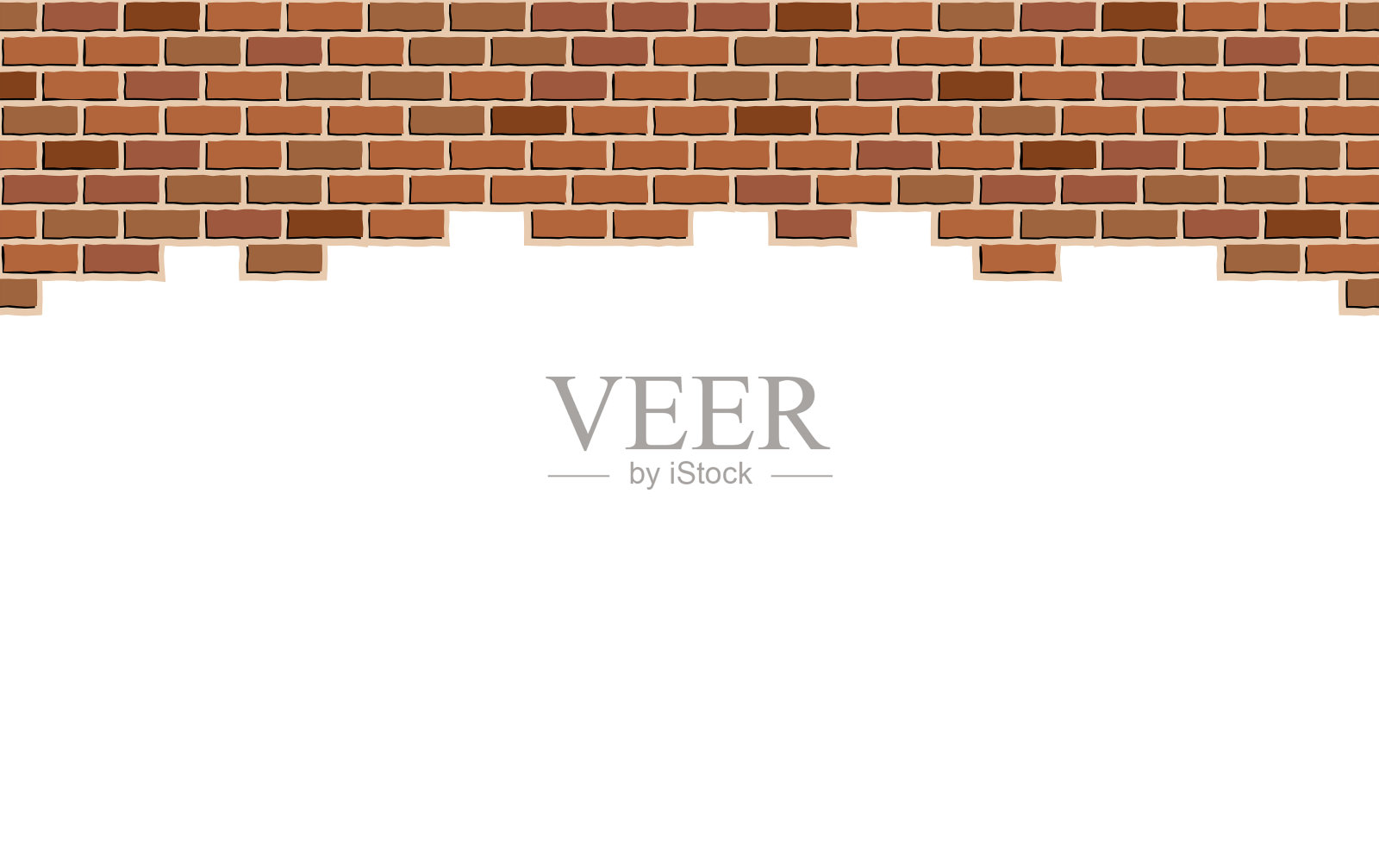 砖的边界插画图片素材