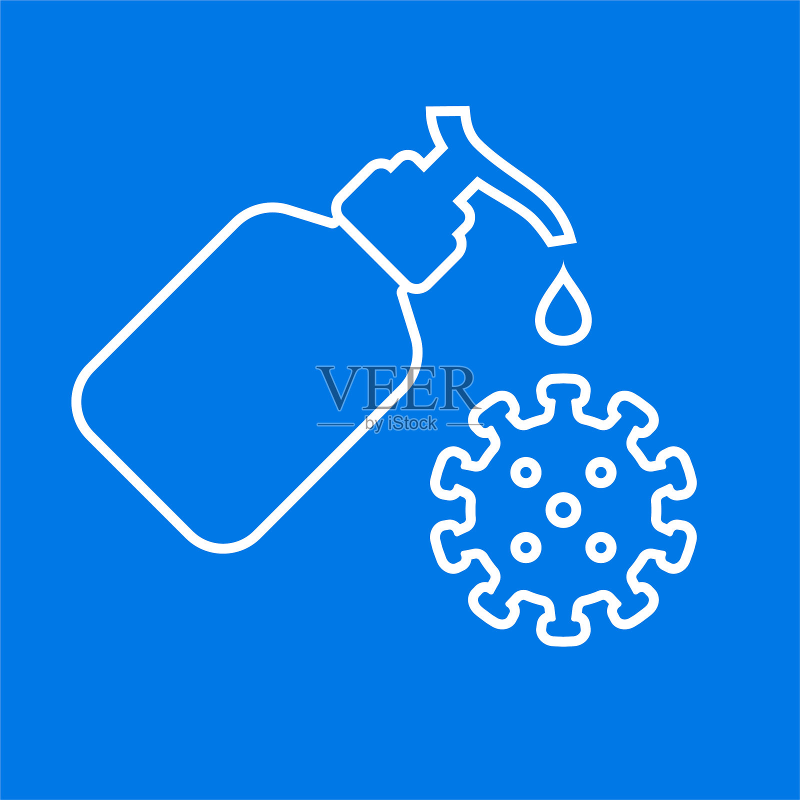 洗手液洗手液抗菌图标插画图片素材