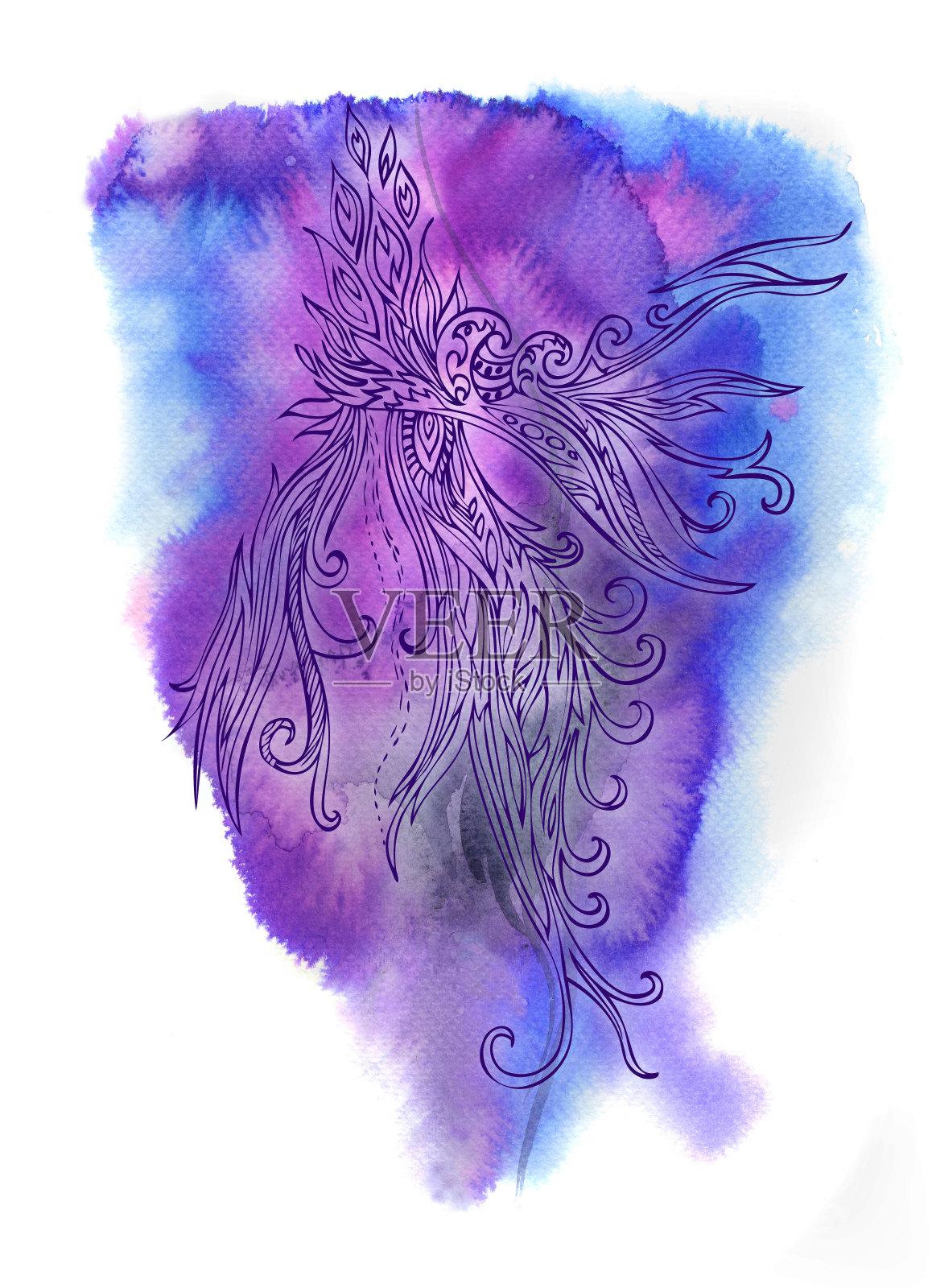 炽热的灵魂插画图片素材