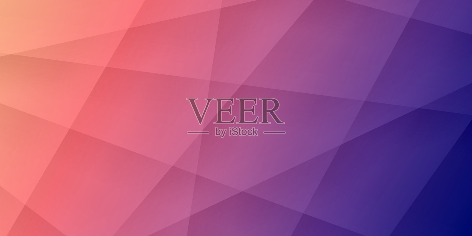 抽象几何背景-多边形马赛克与紫色梯度插画图片素材